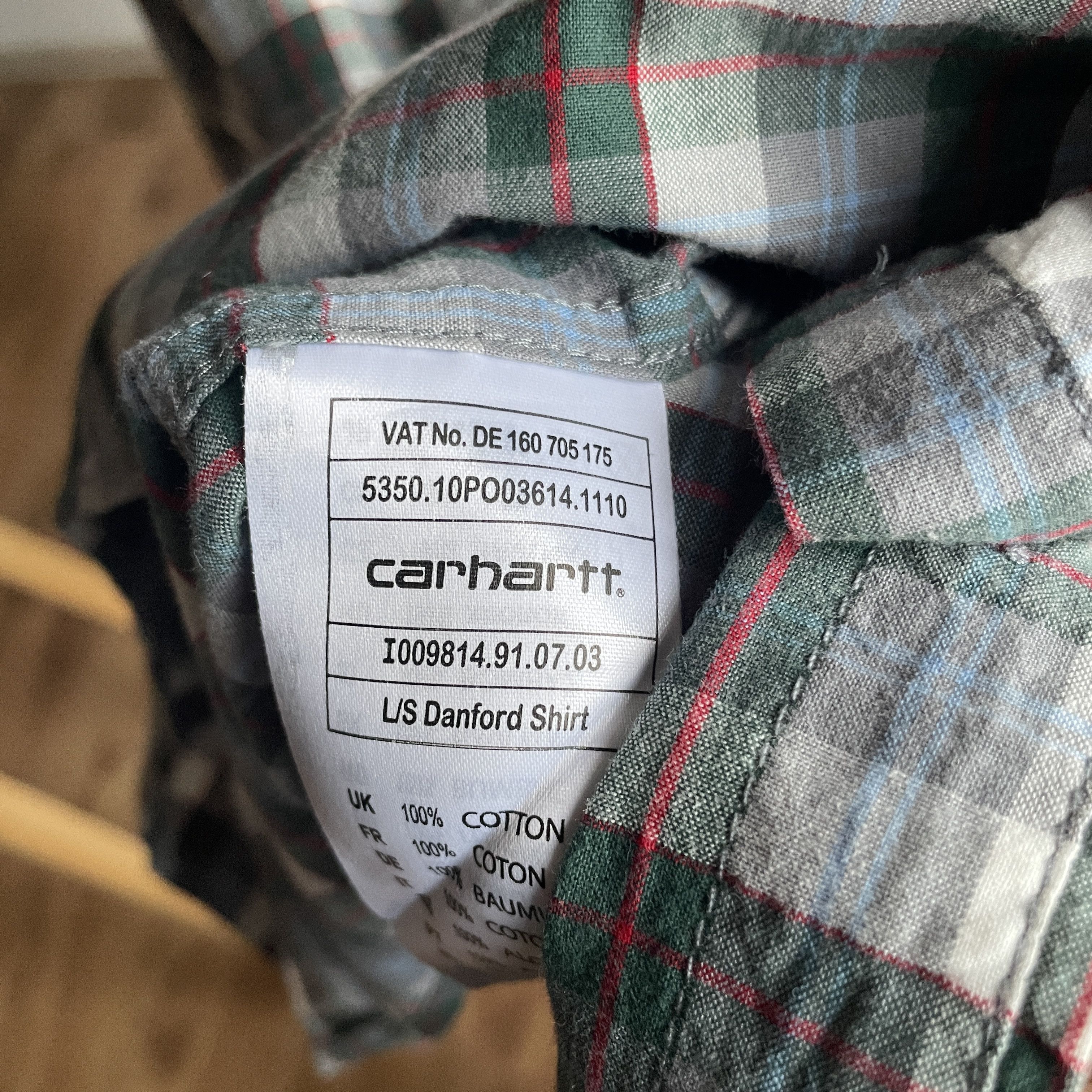 Carhartt Carhartt Checkered Danford Shirt Size S Size US S / EU 44-46 / 1 - 6 Thumbnail