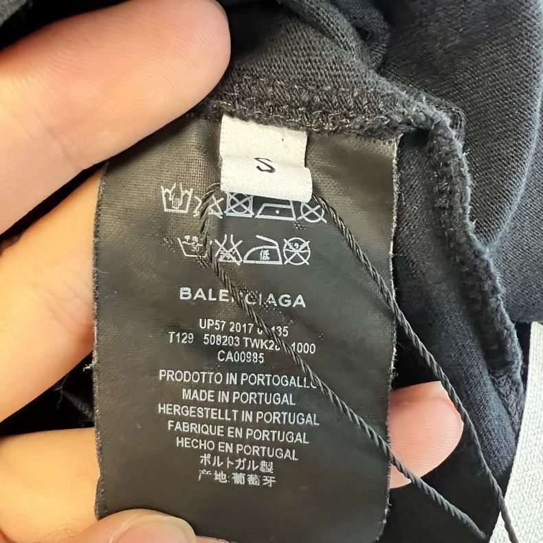 Balenciaga Balenciaga Black Cola Short Sleeve Size US S / EU 44-46 / 1 - 5 Thumbnail