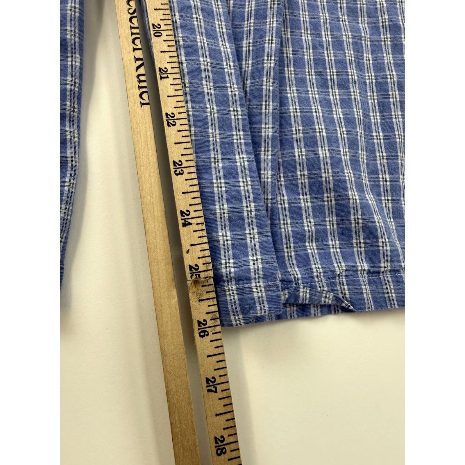 Bdg BDG Pajama Pants Mens XS Blue Gingham Cotton Lightweight Lounge Sleepwear Size US 27 - 6 Thumbnail