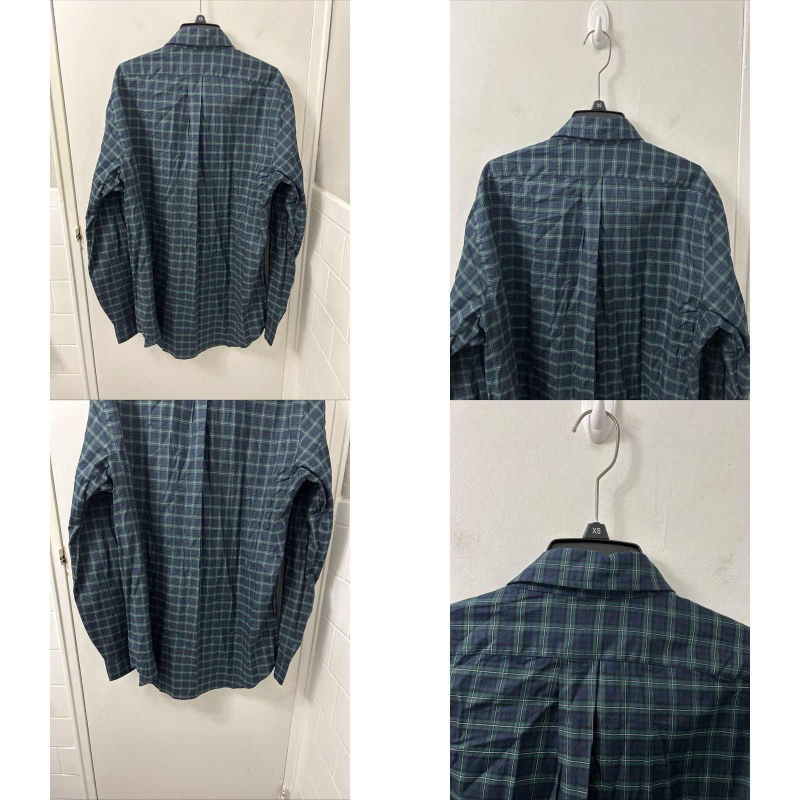 Ralph Lauren Ralph Lauren Shirt Mens Large Green Navy Plaid Button-Down Long Sleeve NWT Size US L / EU 52-54 / 3 - 8 Thumbnail