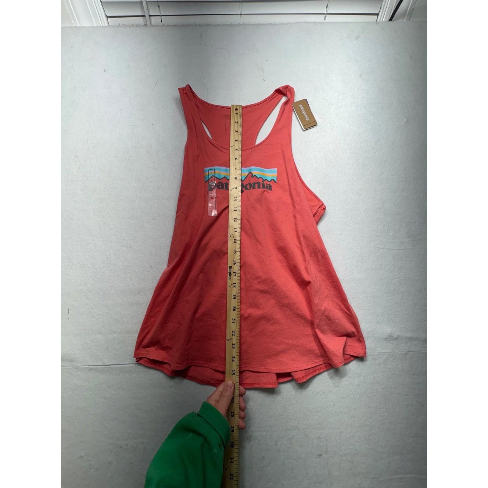 Patagonia Patagonia Women's Spiced Coral Organic P-6 Logo Tank Top XL Size XL / US 12-14 / IT 48-50 - 2 Thumbnail