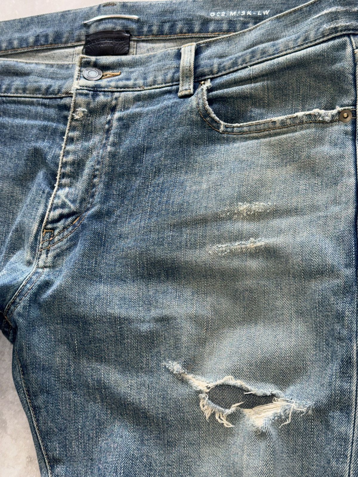 Saint Laurent Paris Timeless Distressed Denim 34 36 (2015 Hedi Slimane Era) Size US 34 / EU 50 - 8 Thumbnail