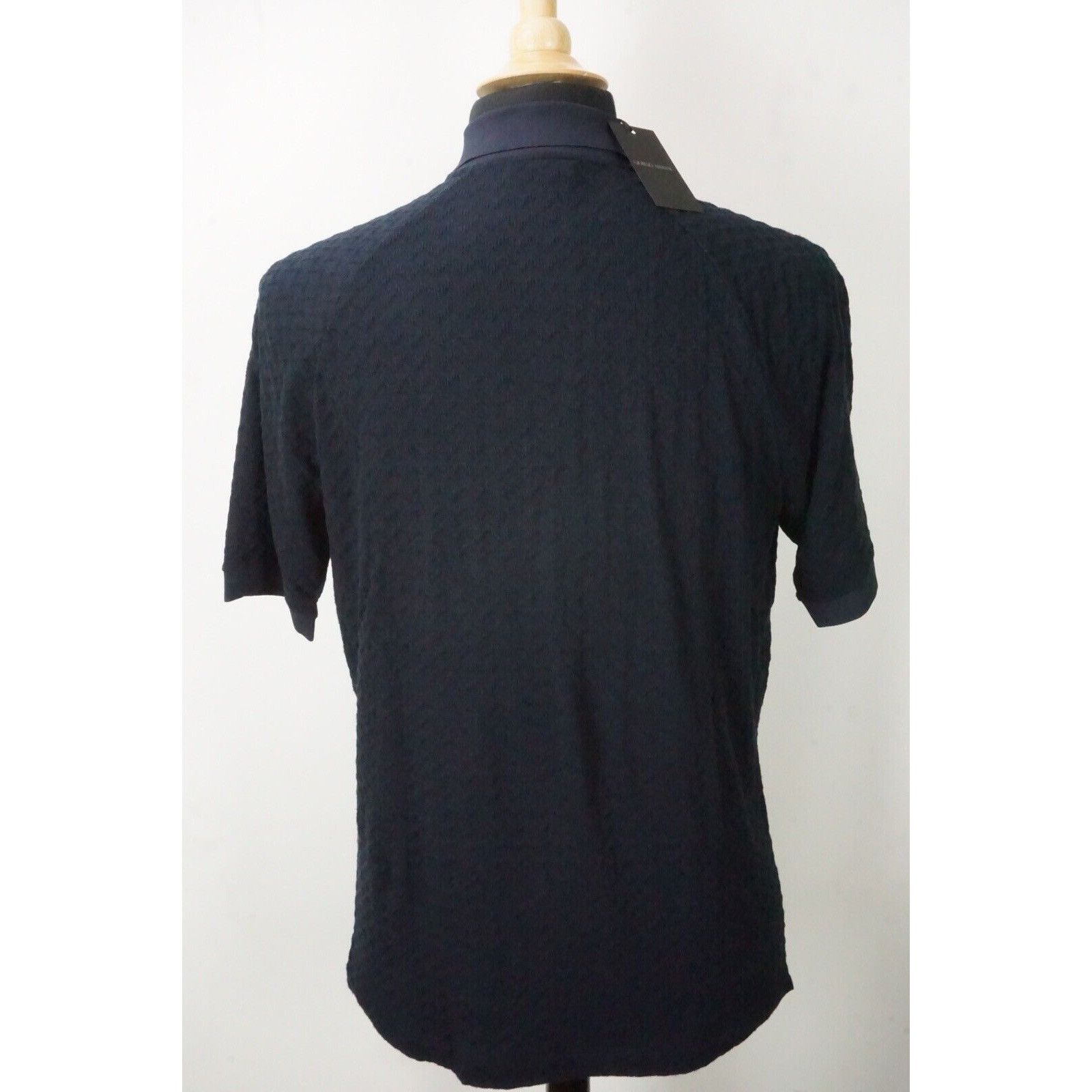 Giorgio Armani Giorgio Armani Black Label Brown Black Silk Blend Woven Swea Size US M / EU 48-50 / 2 - 3 Thumbnail
