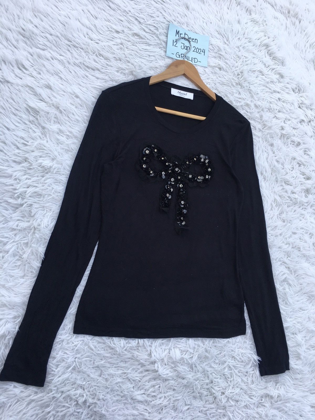 Blumarine Rare Blugirl Blumarine Ribbon Beads Embellishments Shirt Size S / US 4 / IT 40 - 2 Thumbnail