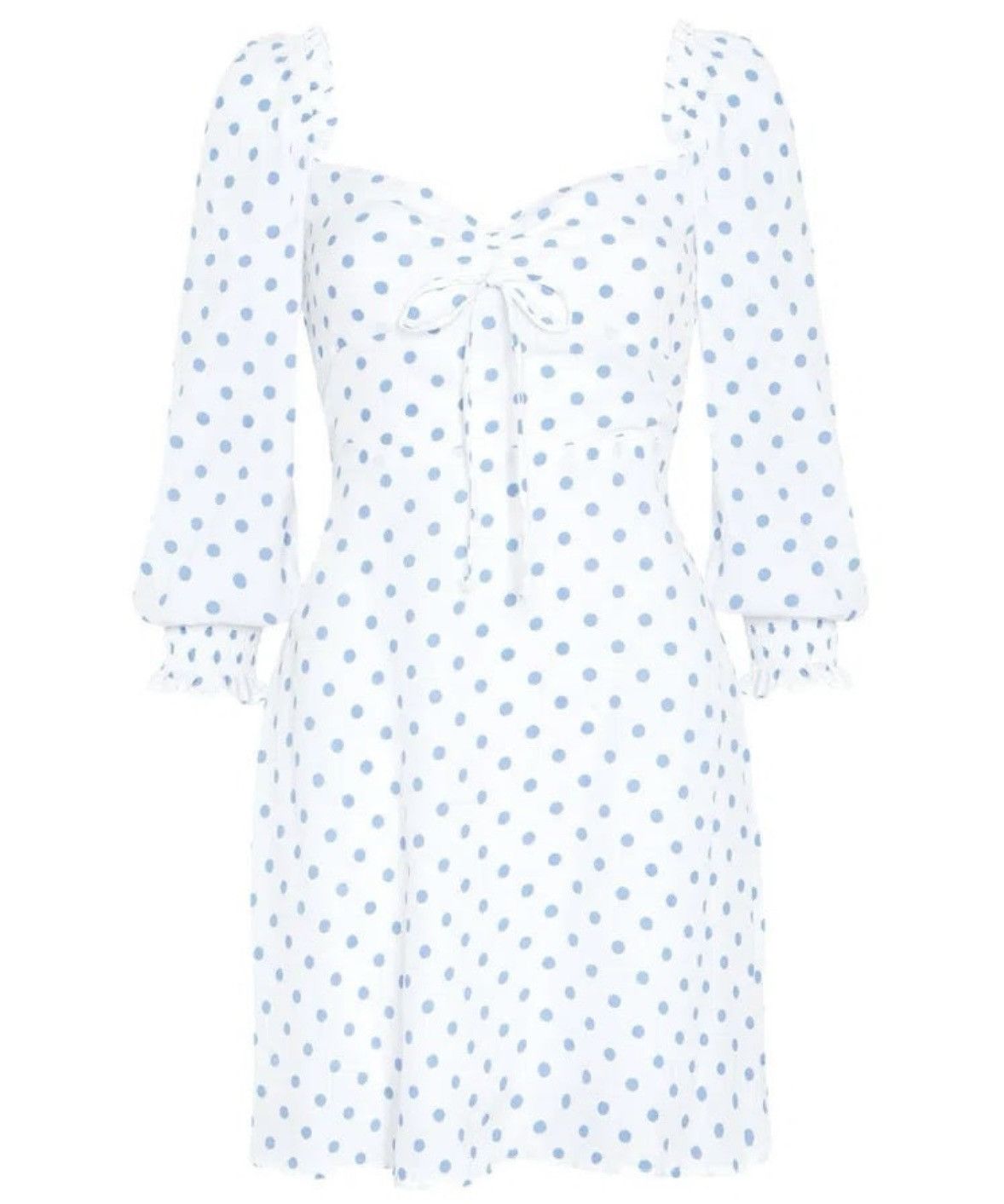 FAITHFULL Faithful the Brand Arianne Mini Dress Maurice Dot Print Size XS / US 0-2 / IT 36-38 - 3 Thumbnail