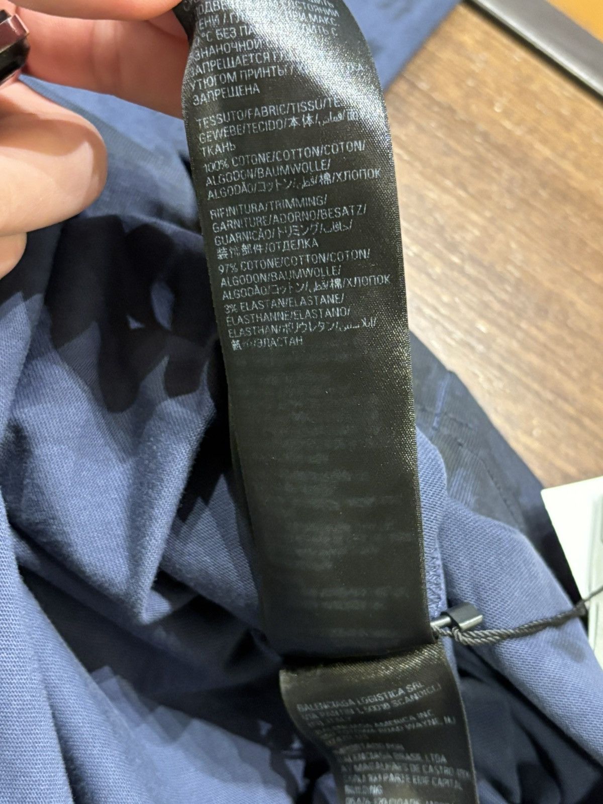 Balenciaga Balenciaga 3B Mud Wash Tee Size US L / EU 52-54 / 3 - 7 Thumbnail