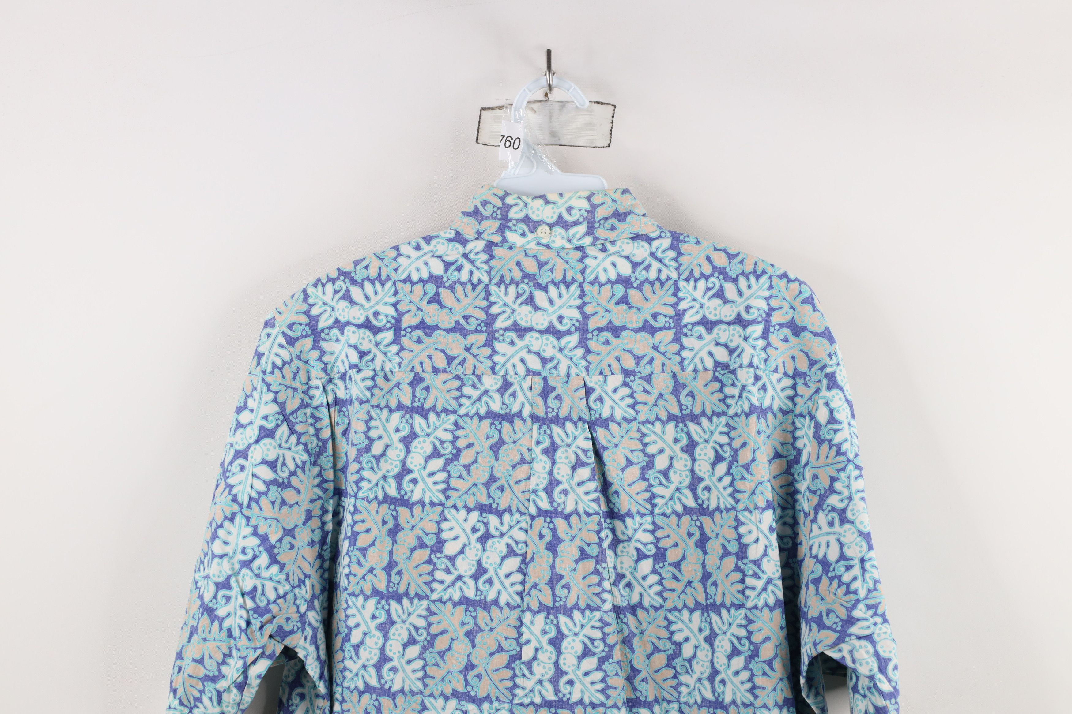 Vintage Vintage 90s Streetwear Floral Hawaiian Button Down Polo USA Size US M / EU 48-50 / 2 - 12 Thumbnail