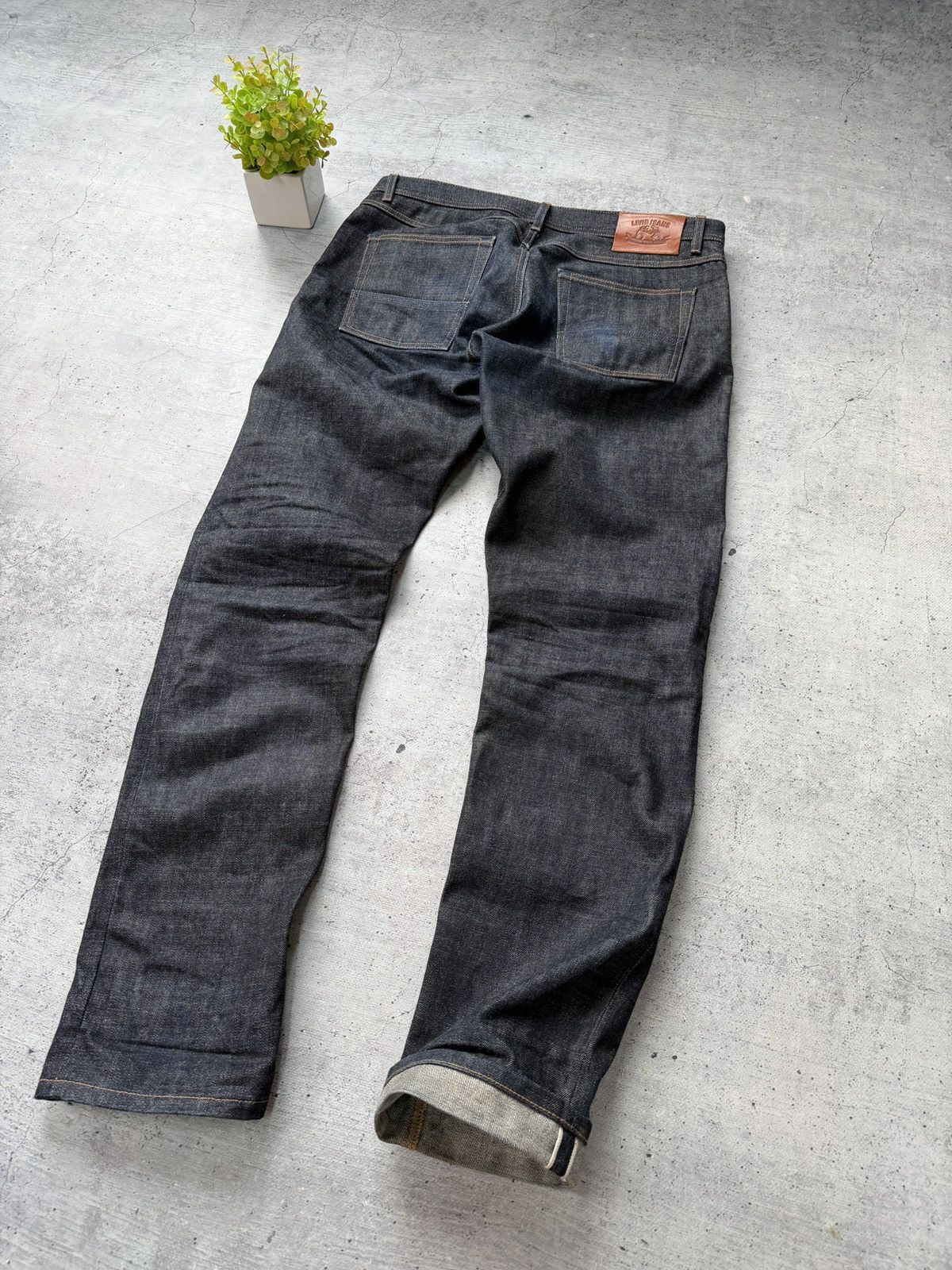 Japanese Brand selvedge denim y2k jeans Size US 36 / EU 52 - 4 Thumbnail