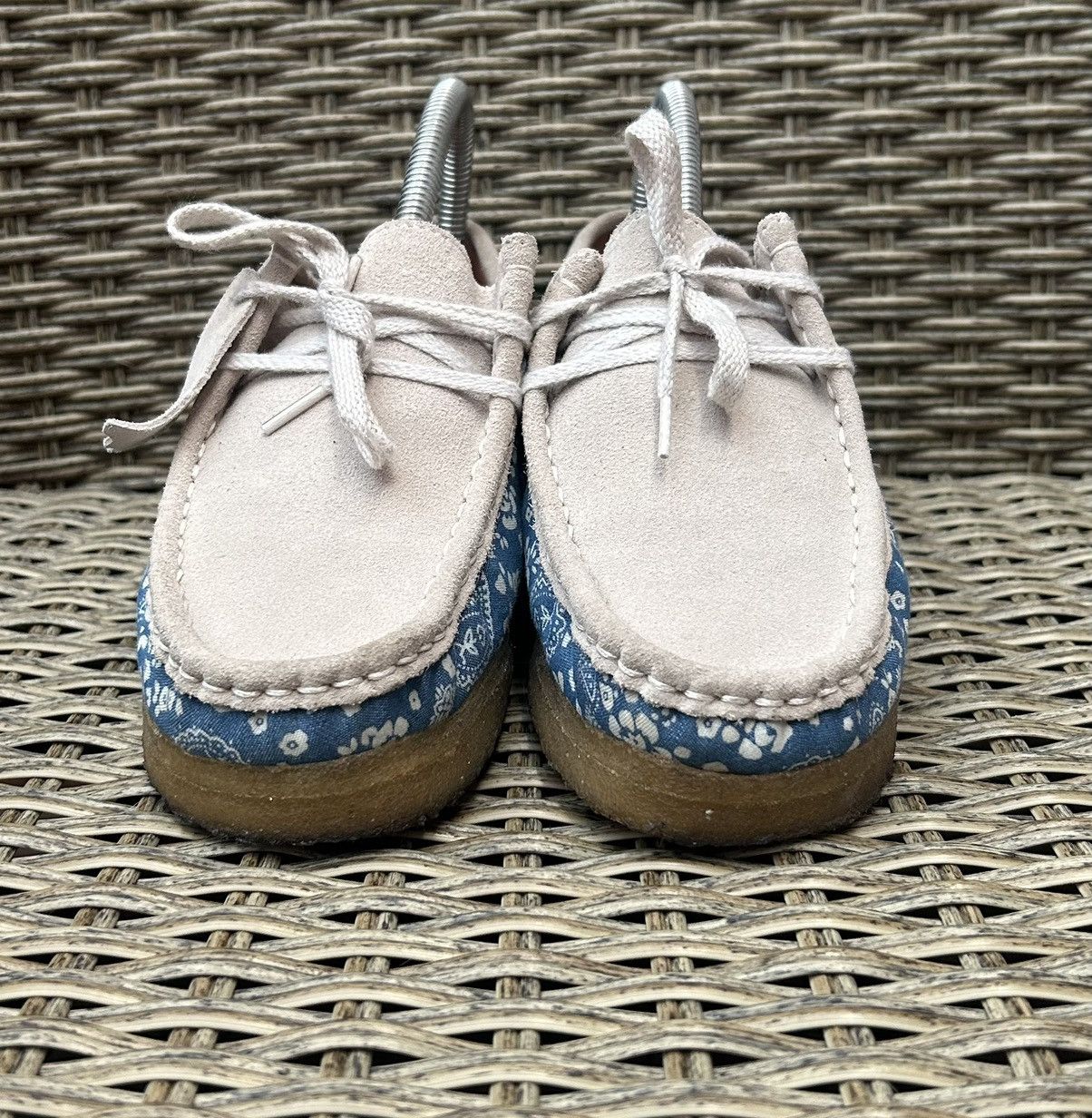 Clarks Clarks Wallabee Paisley Print Suede Moccasin Flats Womens Size US 7 / IT 37 - 3 Thumbnail