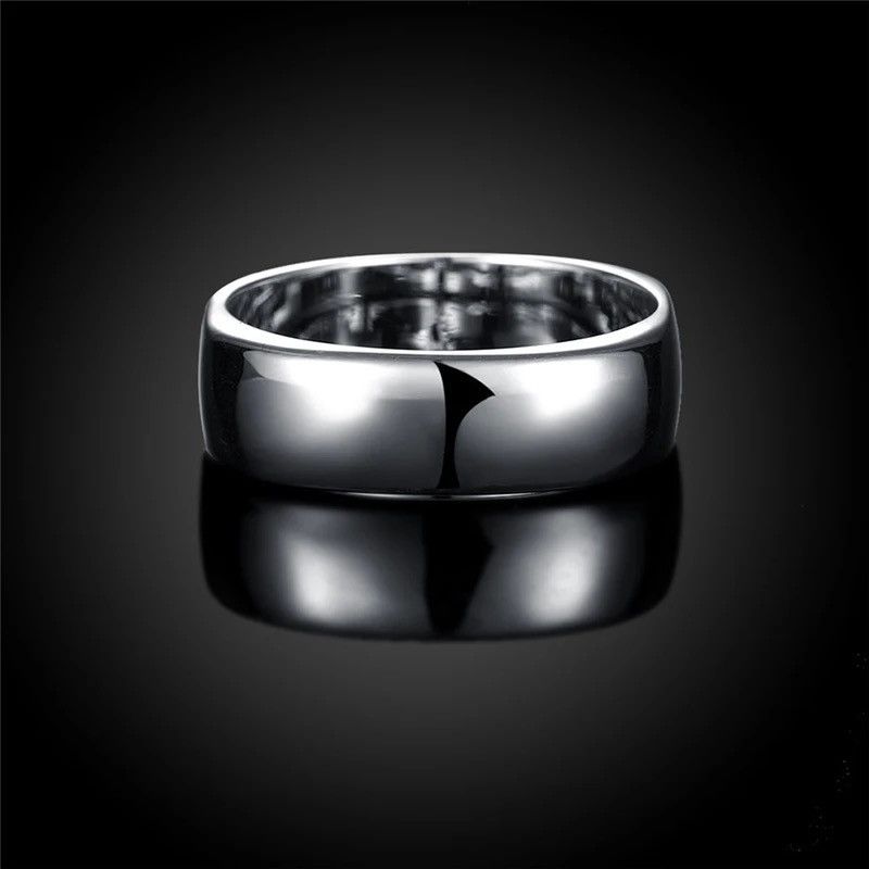 Jewelry × Vintage Silver Square Circle Rings size 8 Size ONE SIZE - 1 Thumbnail