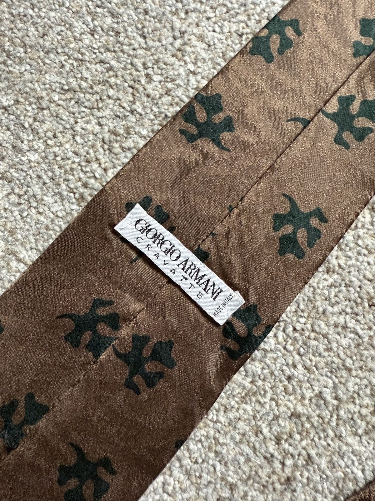 Giorgio Armani Giorgio Armani Cravatte Pure Silk Necktie Size ONE SIZE - 4 Thumbnail