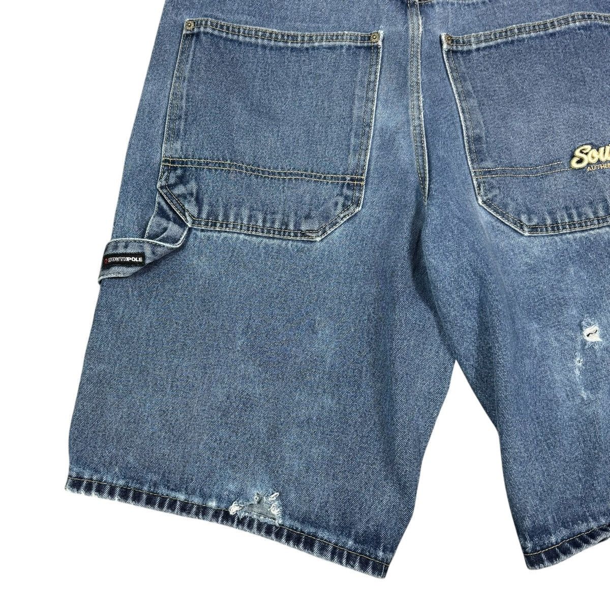 Southpole 2000s Southpole Baggy Denim Shorts Men's 36 FLAWS Size US 36 / EU 52 - 3 Thumbnail