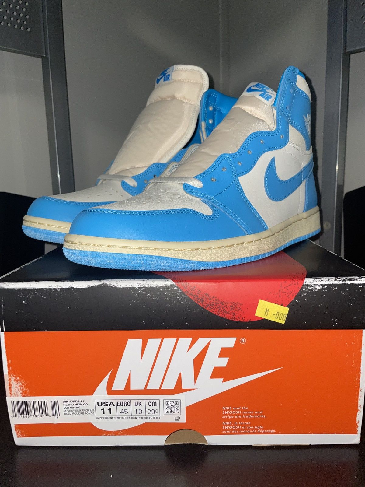 Jordan Brand × Nike × Retrofit AIR JORDAN 1 UNC REIMAGINED 2025 Size US 11 / EU 44 - 1 Thumbnail
