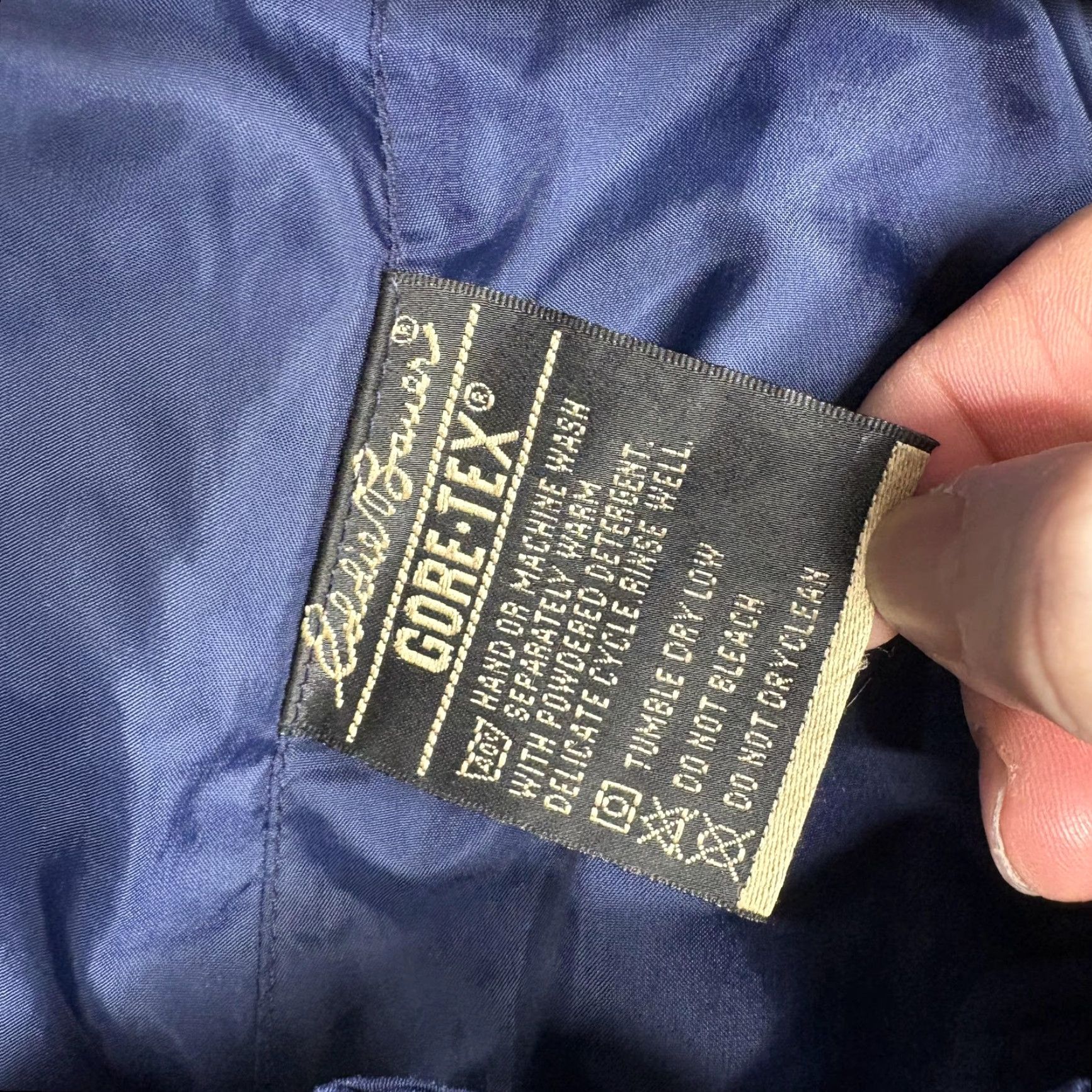 Eddie Bauer Vintage Eddie Bauer EBTEK Gore-Tex Pants Mens 2XL Blue Ski Snow Waterproof 90s Mens Size US 39 - 6 Thumbnail