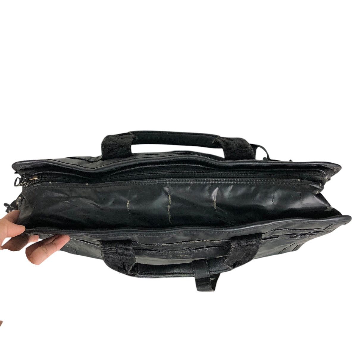 Japanese Brand 📌Vintage Rich Black Massenger Bag Porter Made in Japan Size ONE SIZE - 9 Thumbnail