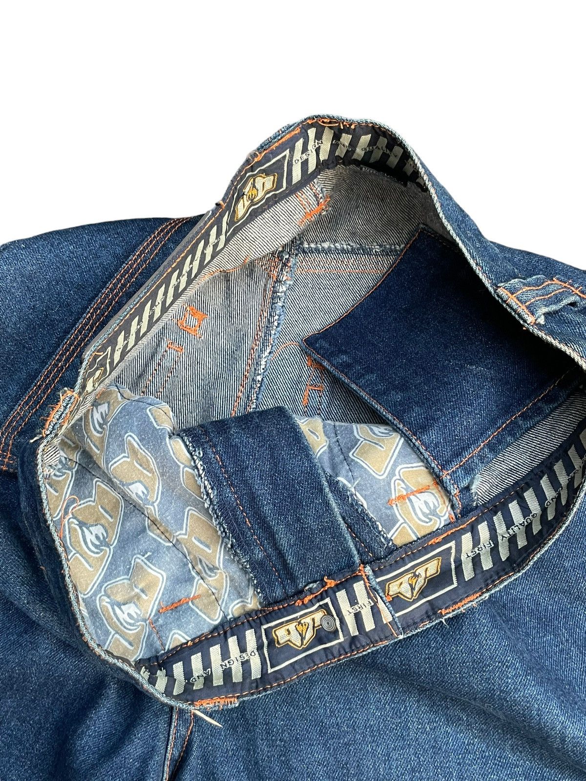 JNCO Johnny Blaze Baggy Denim Size US 30 / EU 46 - 7 Thumbnail