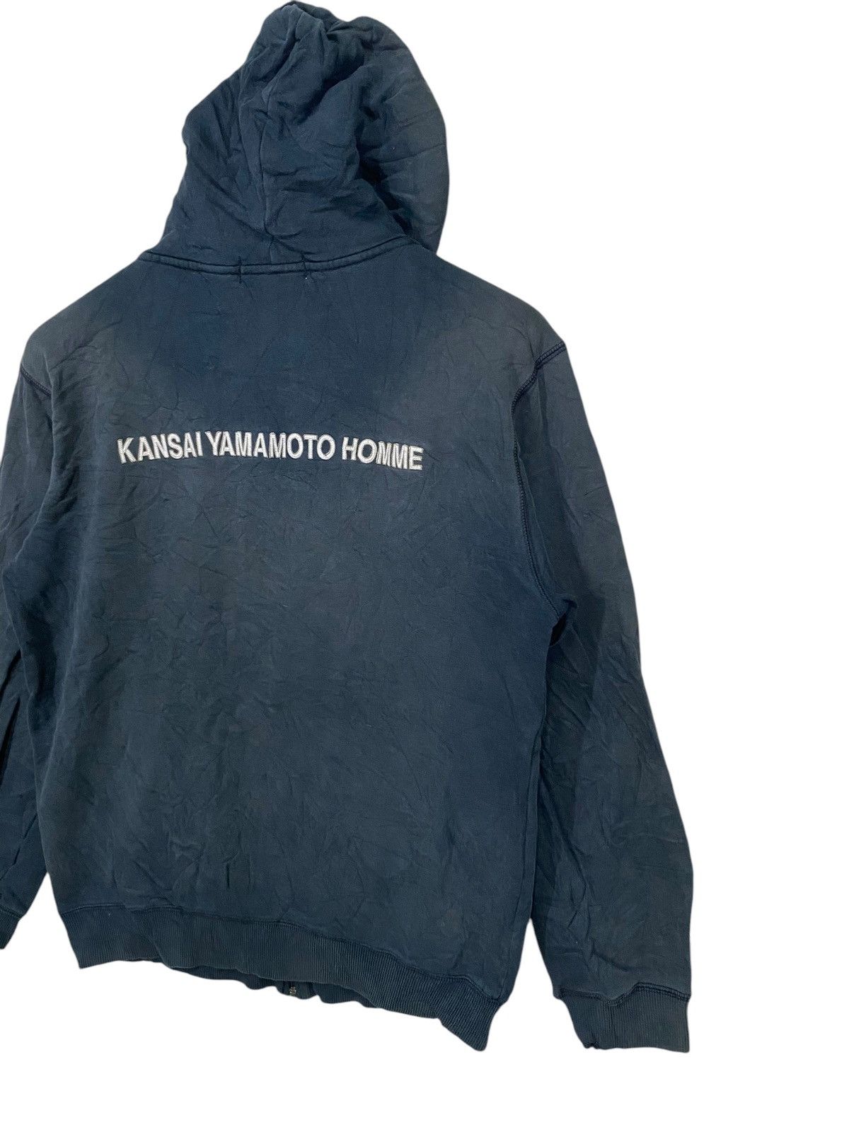Designer × Japanese Brand × Kansai Yamamoto Kansai yamamoto hoodie back hit distressed Size US M / EU 48-50 / 2 - 4 Thumbnail