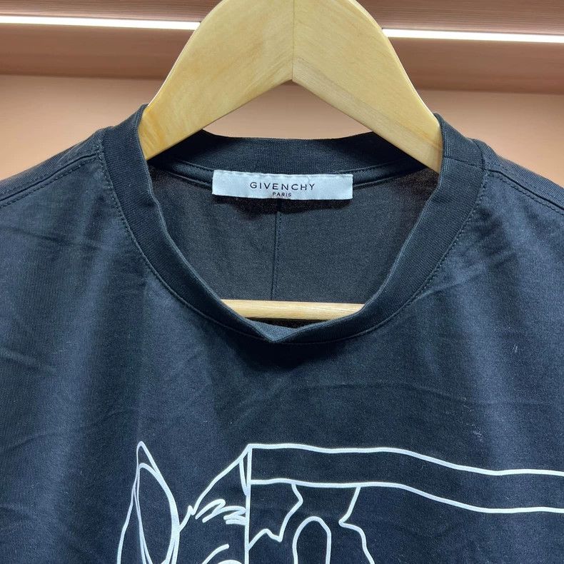 Givenchy Givenchy Sketch Deer T-Shirt Short-sleeve 2506-Nextarrow Size US XXS / EU 40 - 2 Thumbnail