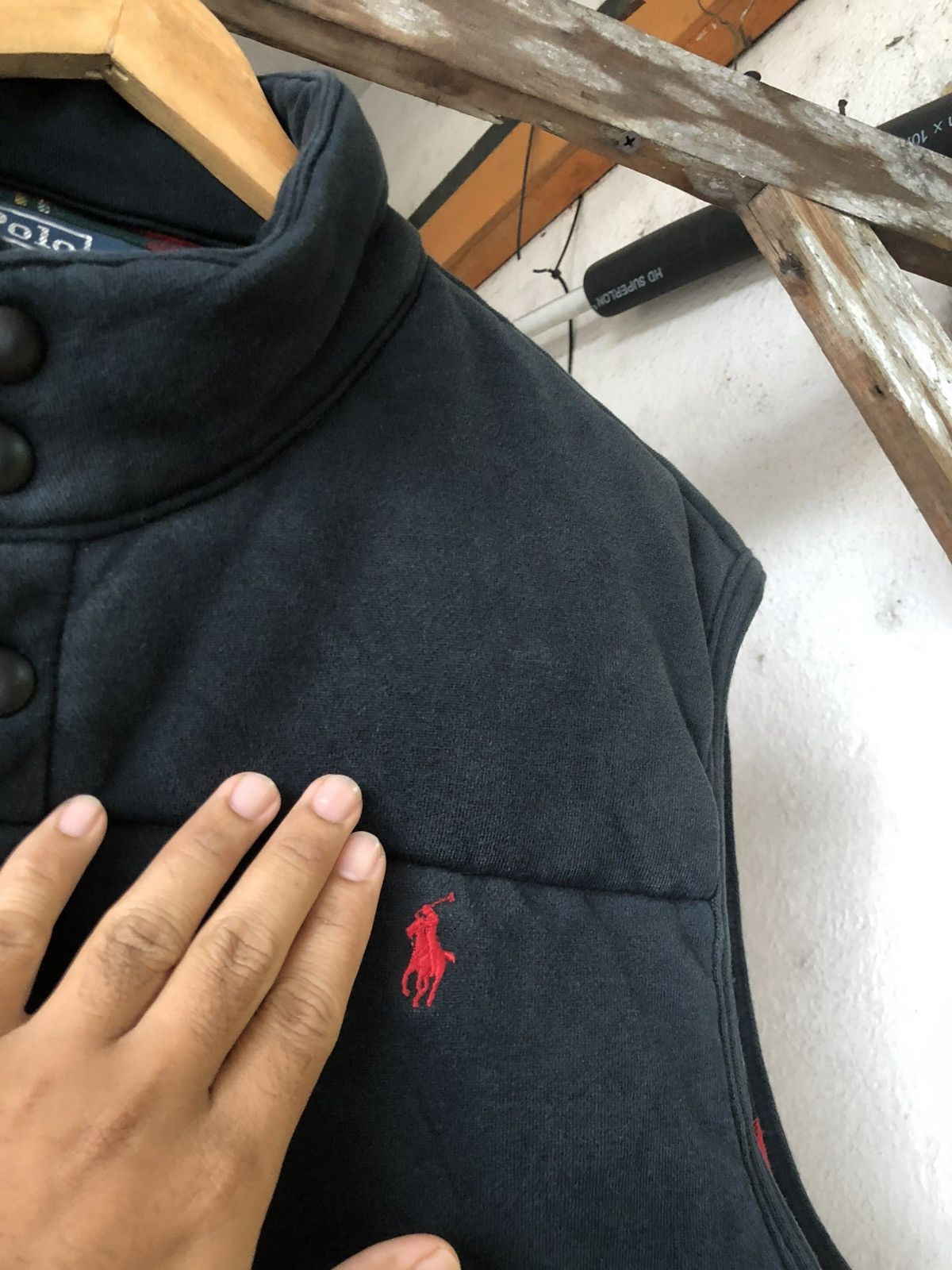 Polo Ralph Lauren Vintage Polo Ralph Lauren Faded Puffer Vest Jacket Size US XXL / EU 58 / 5 - 4 Thumbnail
