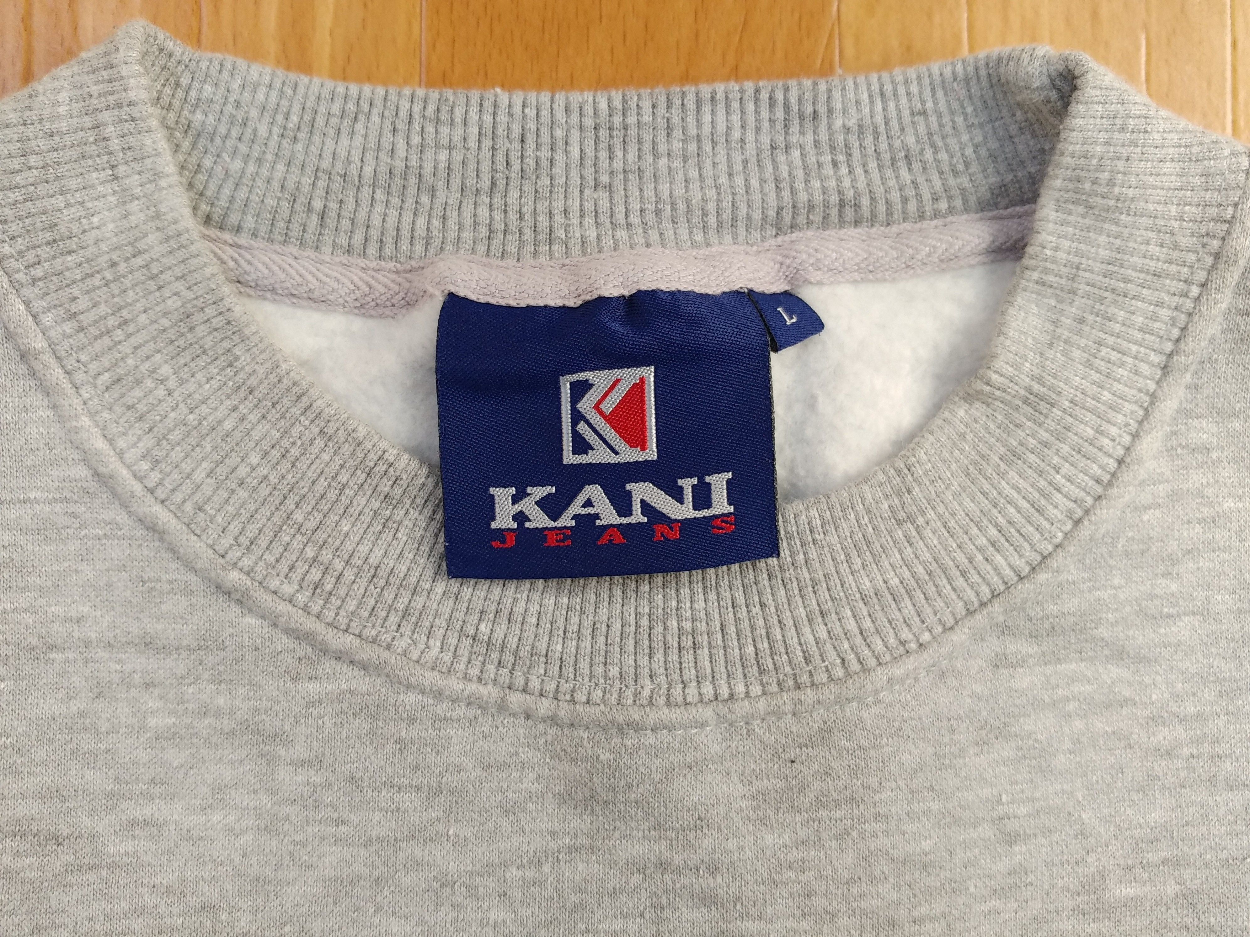 Karl Kani KARL KANI sweatshirt, gray, vintage Kani, 90s hip-hop size L Size US L / EU 52-54 / 3 - 7 Thumbnail