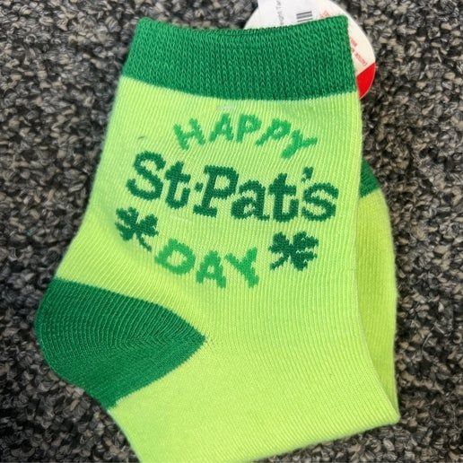 Other Happy St. Pats Day Green Socks With Shamrocks Size ONE SIZE - 2 Thumbnail