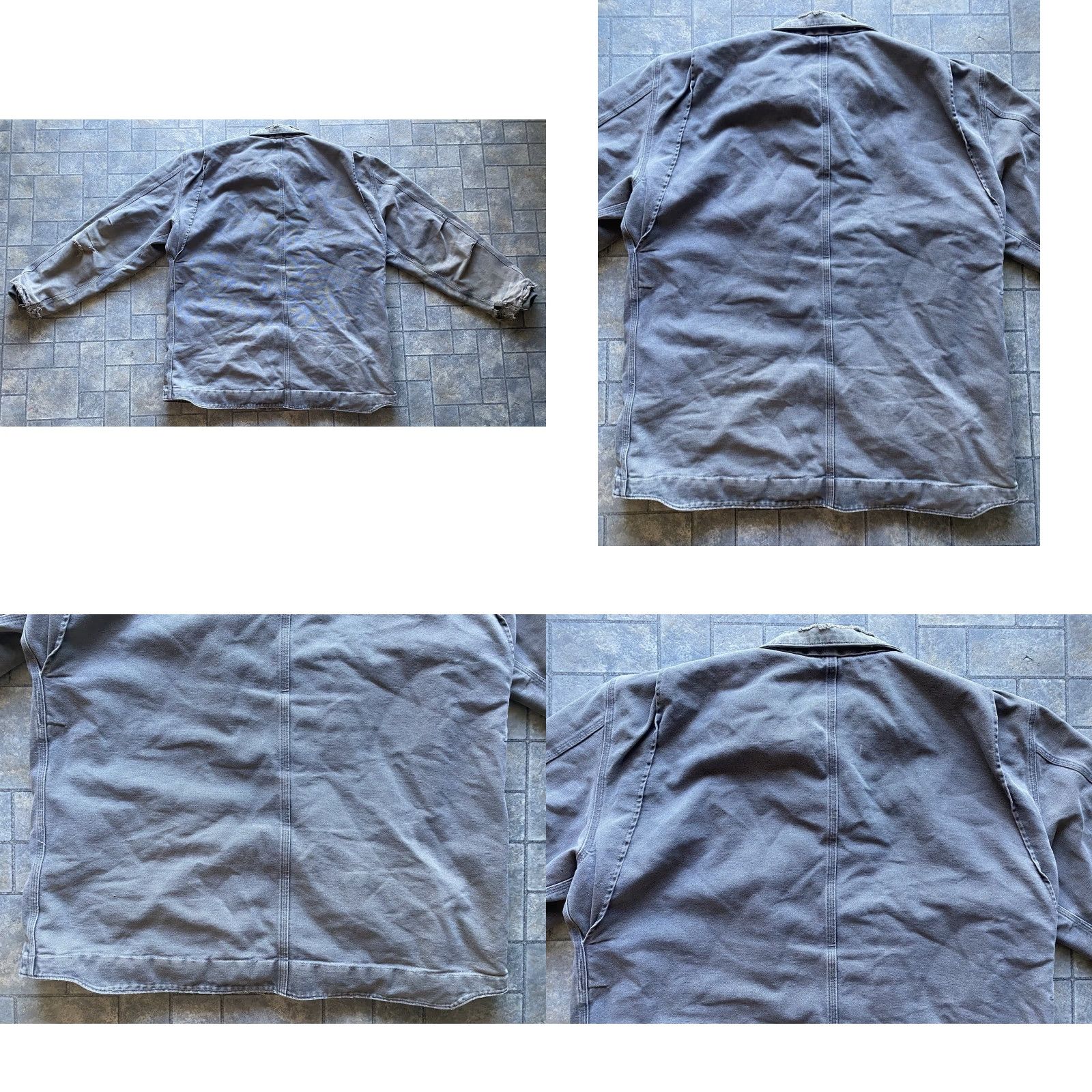 Carhartt VINTAGE Carhartt C61 GVL Jacket Coat Men’s XL Tall Gray Flaws Wear Distressed Size US XL / EU 56 / 4 - 10 Thumbnail