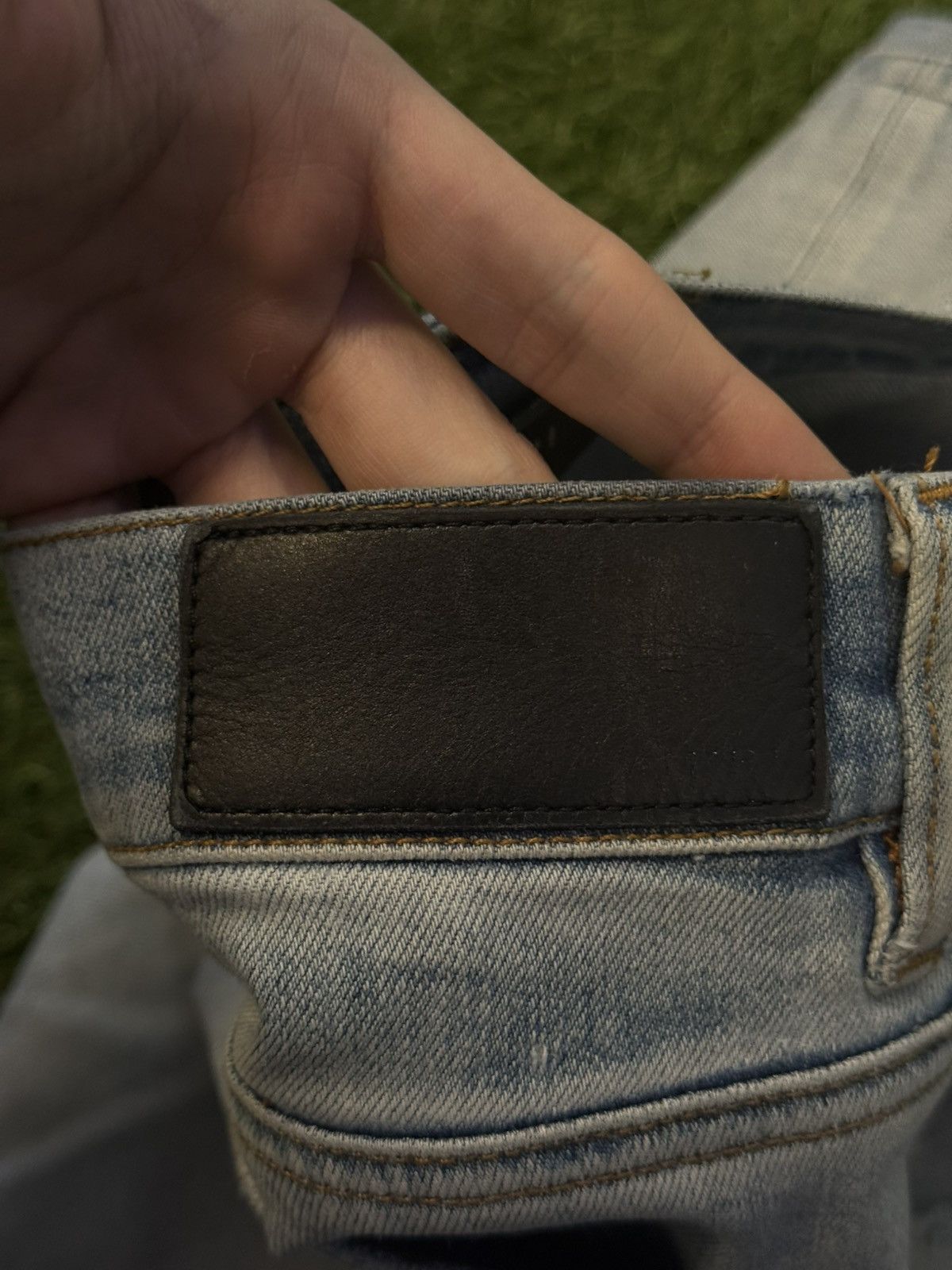 Amiri Amiri MX1 Jeans Size 33 Clean Blue Black Patch 🧼 Size US 33 - 9 Thumbnail