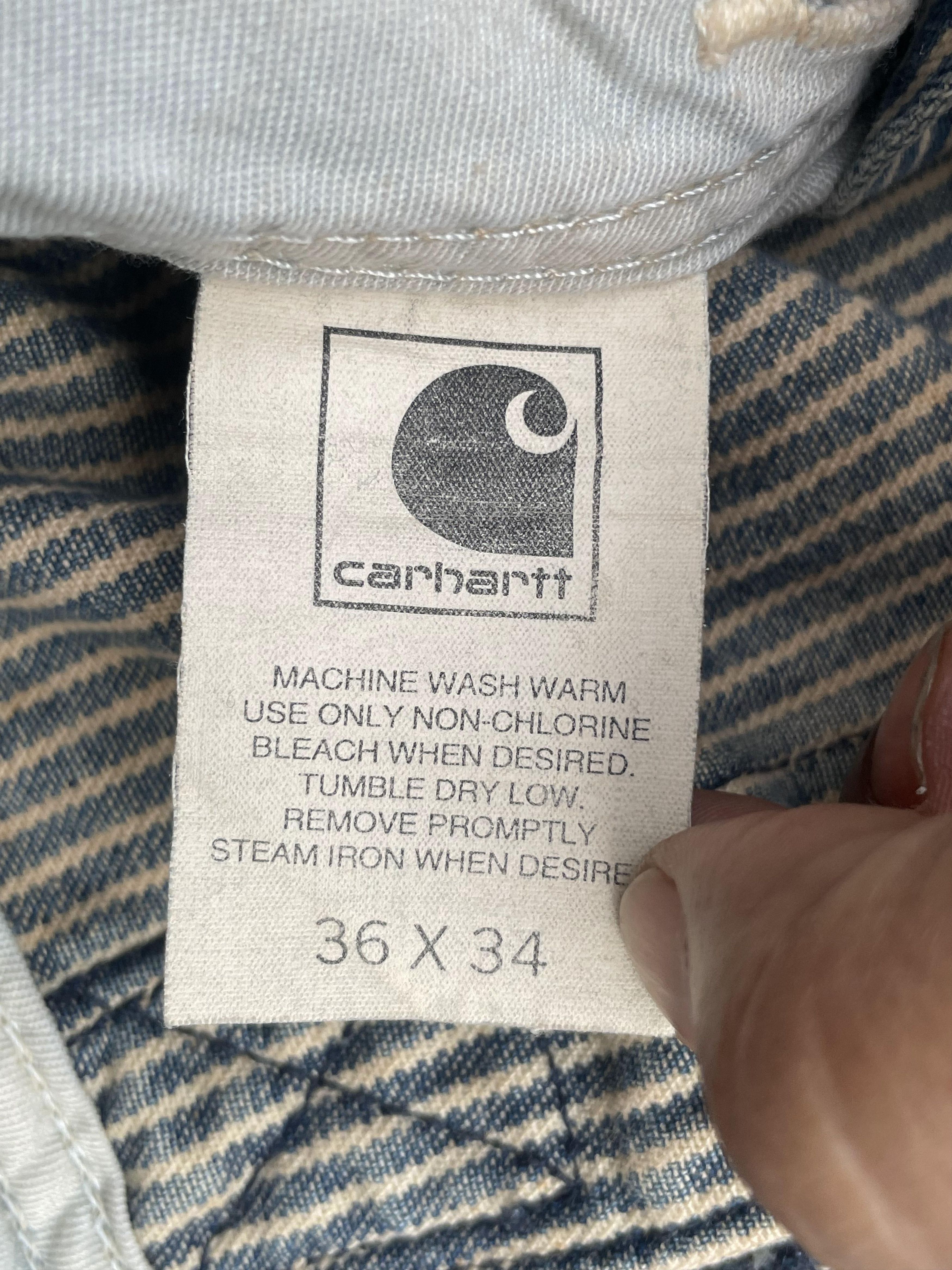 Carhartt Vintage Carhartt Hickory Stripe Overall Size US 38 / EU 54 - 10 Thumbnail