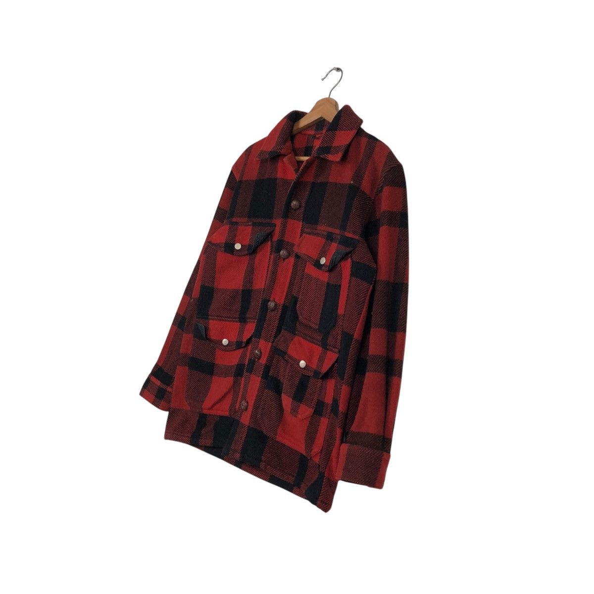 Japanese Brand 🔥VINTAGE WOOL CHORE JACKET MACKINAW KC SPORT FILSON TARTAN Size US M / EU 48-50 / 2 - 4 Thumbnail