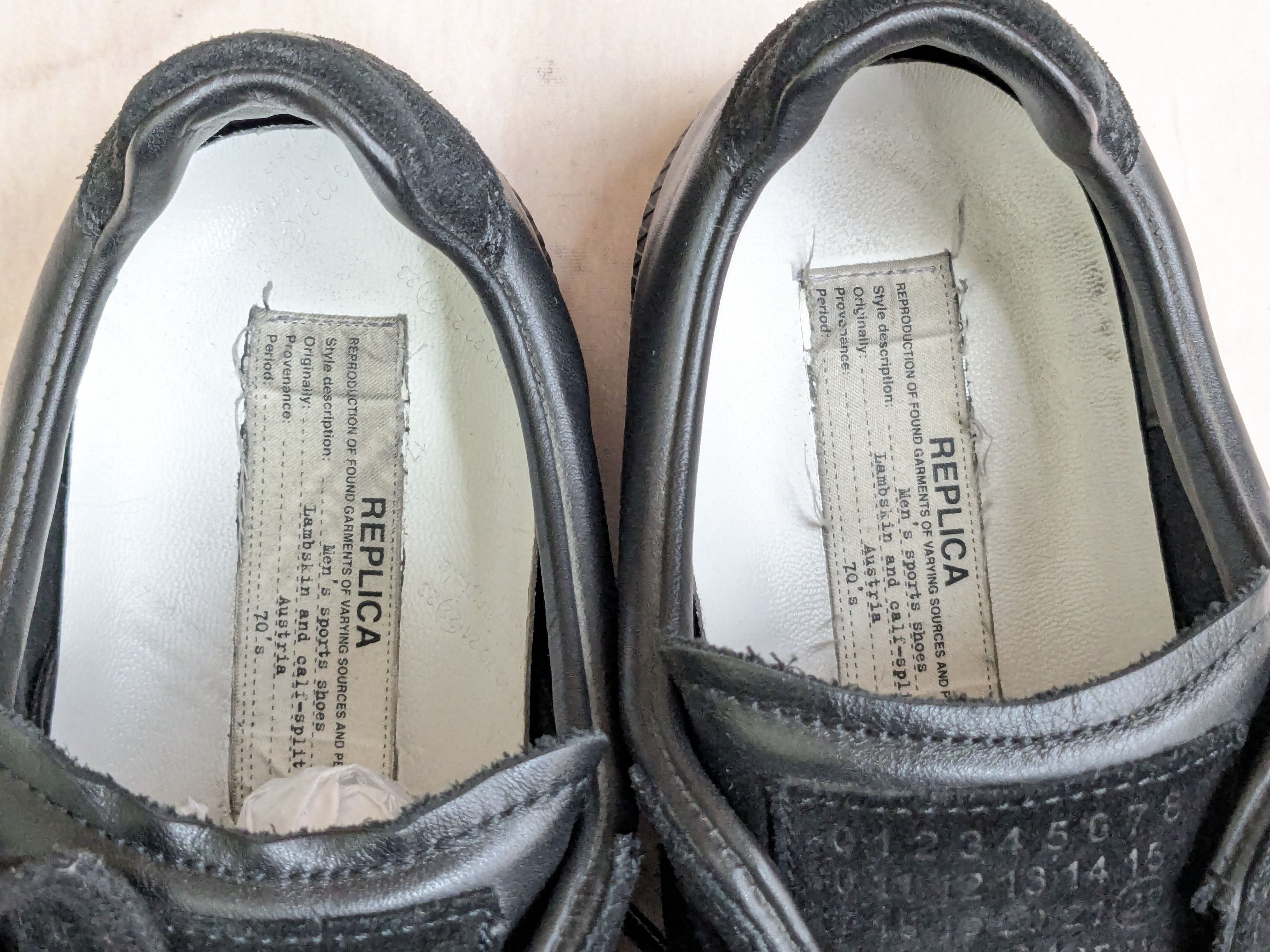 Maison Margiela Maison Margiela Replica GAT Black 8 41 Low Tops Size US 8 / EU 41 - 5 Thumbnail