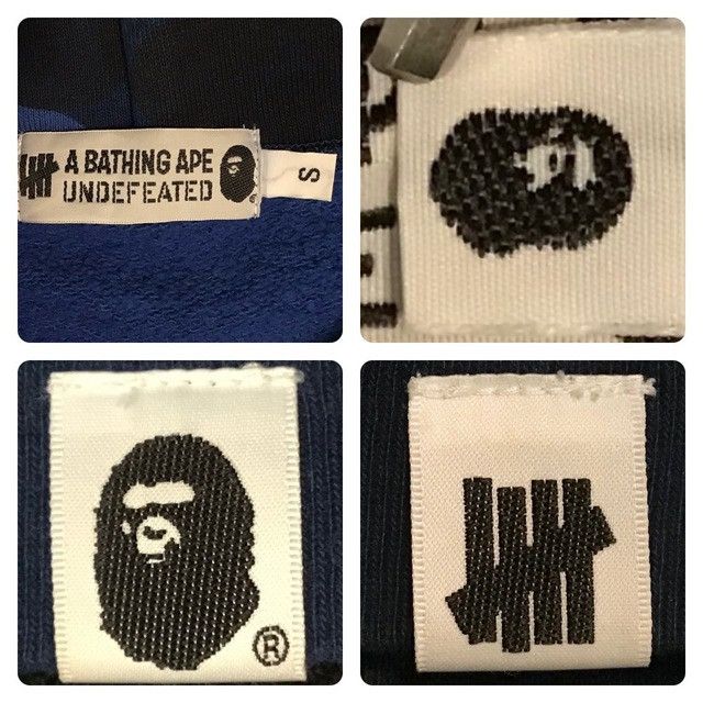 Bape × Undefeated BAPE × Undefeated BIG APE HEAD pullover hoodie Blue camo APE Size US S / EU 44-46 / 1 - 6 Thumbnail