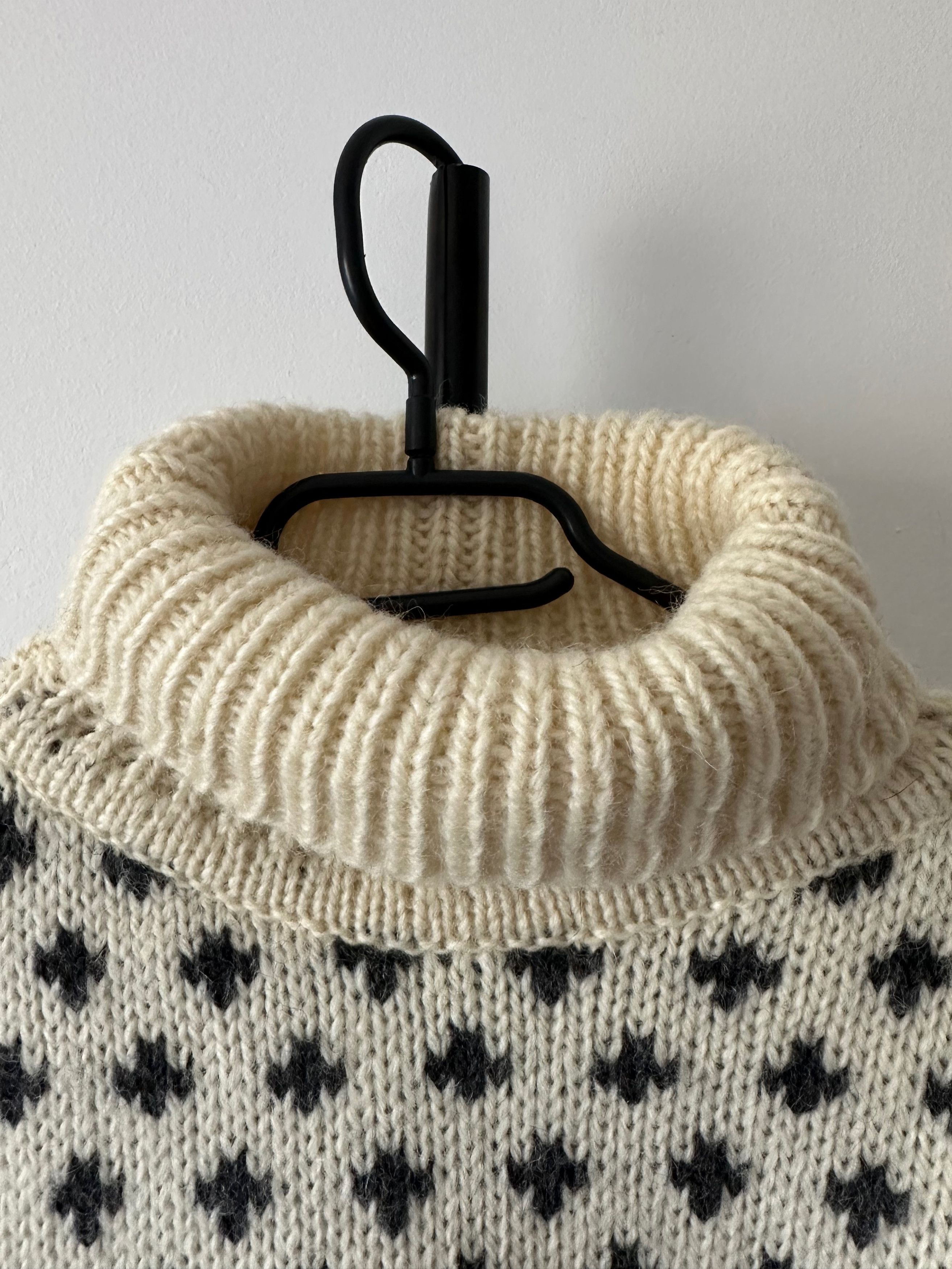Vintage STOBI of Denmark WOOL turtle neck sweater warm Size US L / EU 52-54 / 3 - 4 Thumbnail