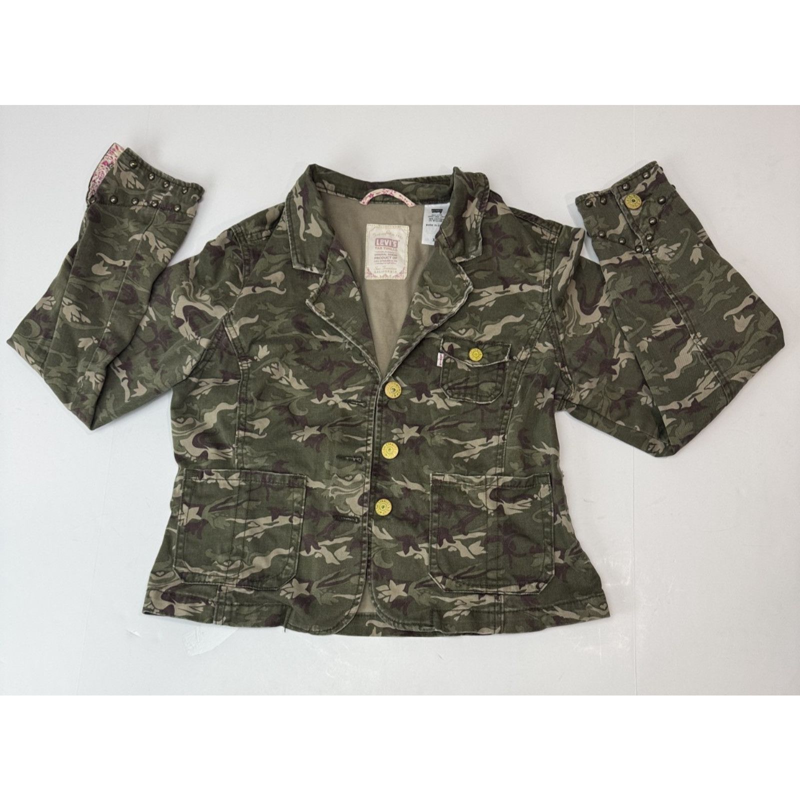 Levi's Levi's Tab Twill California Camo Jacket XL Studded Military Size XL / US 12-14 / IT 48-50 - 1 Thumbnail
