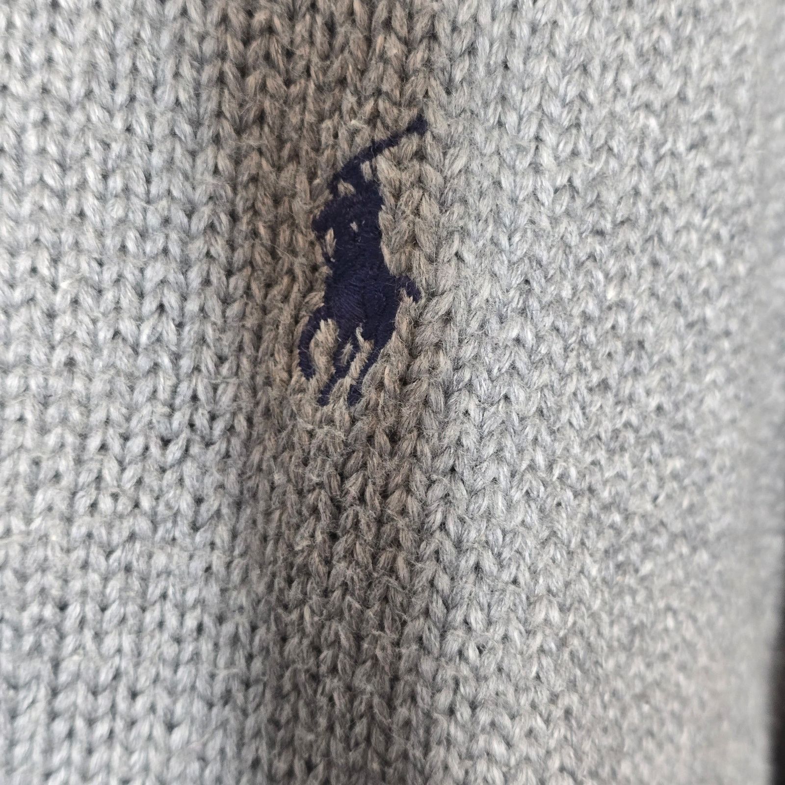 Polo Ralph Lauren Polo by Ralph Lauren Gray Cotton Crewneck Sweater Sz Medium Size US M / EU 48-50 / 2 - 3 Thumbnail