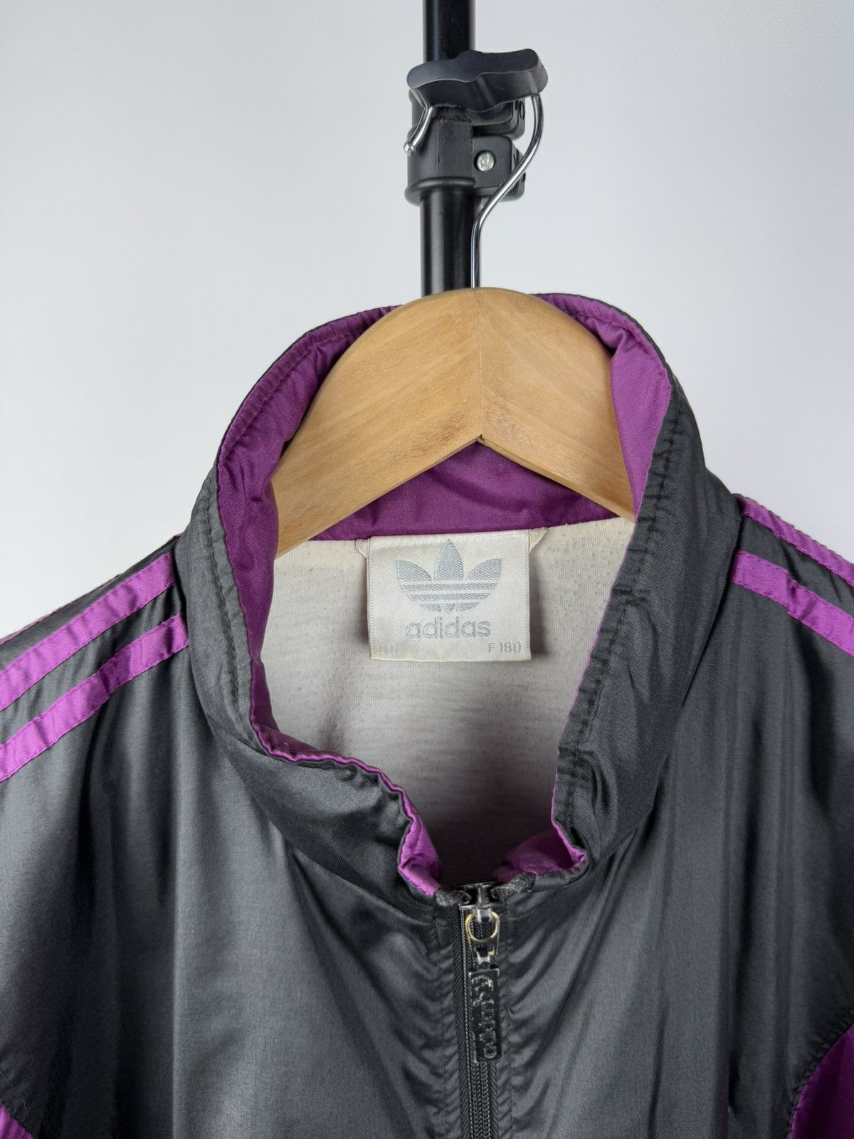 Adidas × Vintage Vintage 90s Adidas Nylon Track Full Zip Y2K Jacket Size US M / EU 48-50 / 2 - 4 Thumbnail