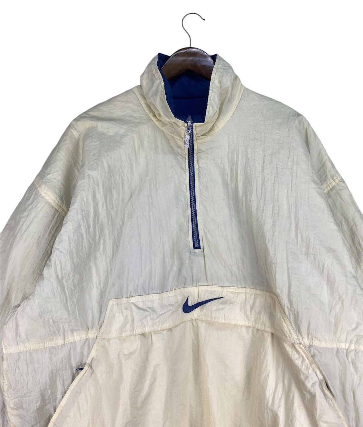 Nike Vintage 90s Nike Anorak Riversible Jacket Size US L / EU 52-54 / 3 - 3 Thumbnail