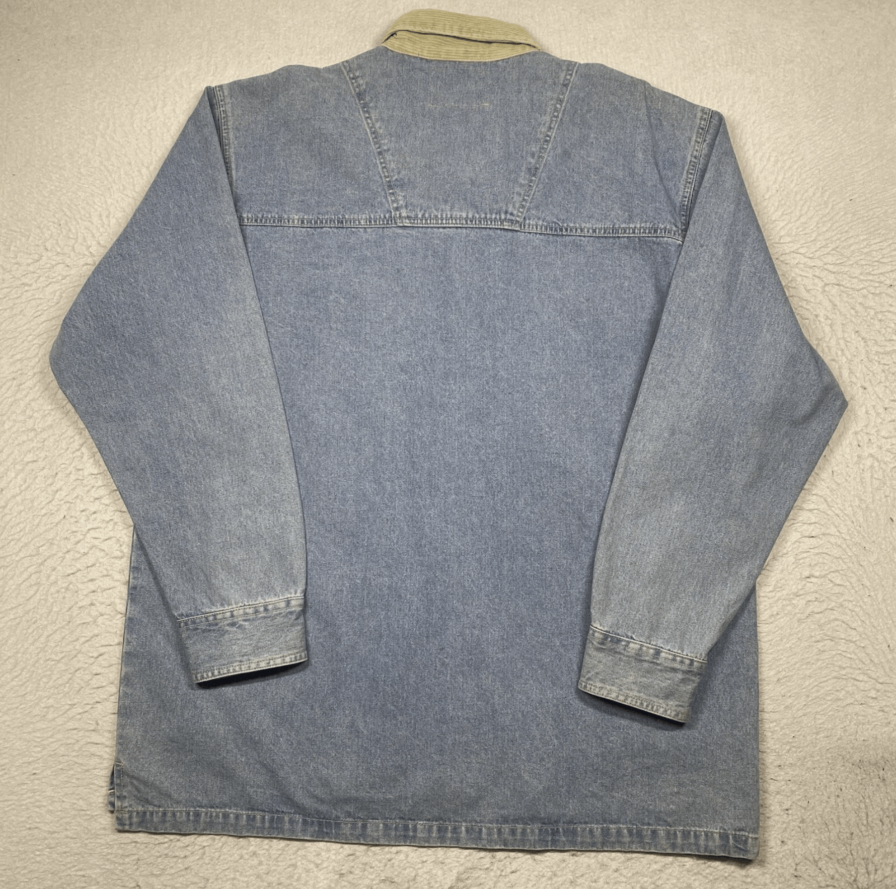 High Sierra Vintage High Sierra Mens Large Denim Jacket Corduroy Chore Size US L / EU 52-54 / 3 - 6 Thumbnail