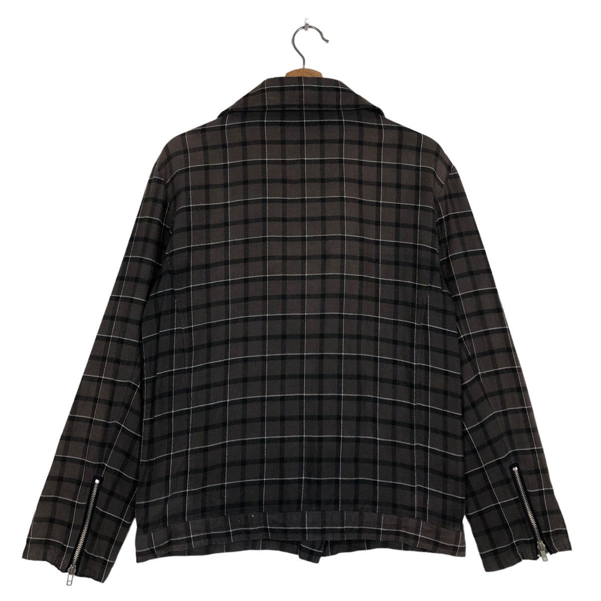 Hysteric Glamour 🔥Double Breast Biker Jacket Tartan Design Japan Made Sadri Size US L / EU 52-54 / 3 - 8 Thumbnail