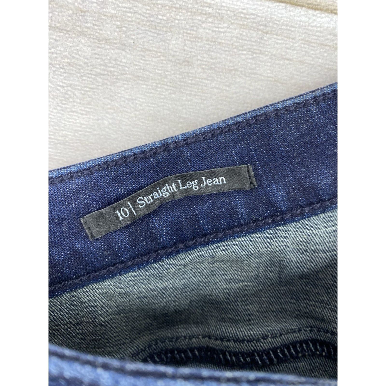 Talbots Talbots Jeans Womens Sz 10 Straight Denim Dark Wash 5-Pocket Stretch Blue Regular Size 32" / US 10 / IT 46 - 6 Thumbnail