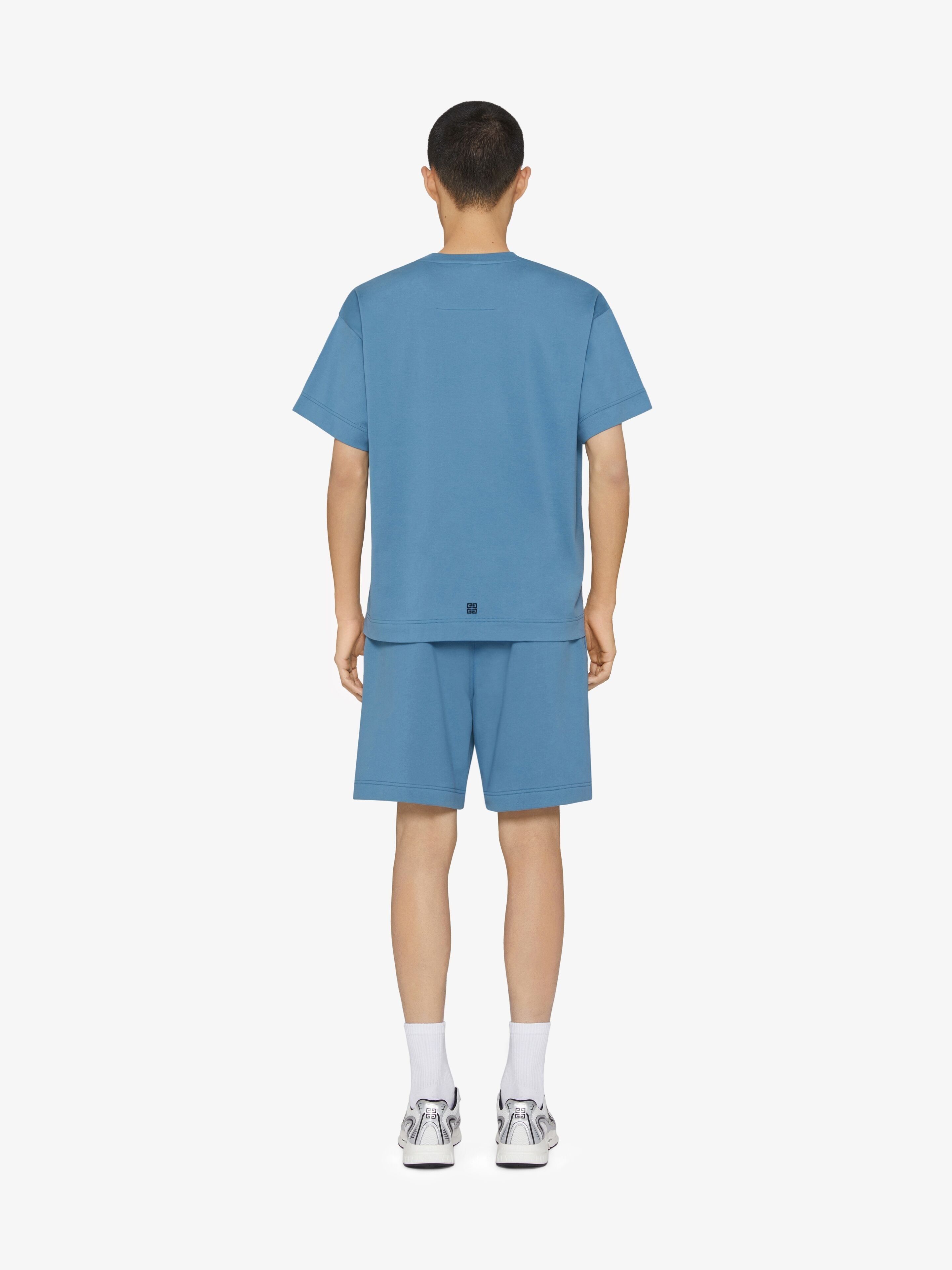 Givenchy o1w1db10925 Standard Short Sleeve Base T-Shirt in Blue Size US L / EU 52-54 / 3 - 4 Thumbnail
