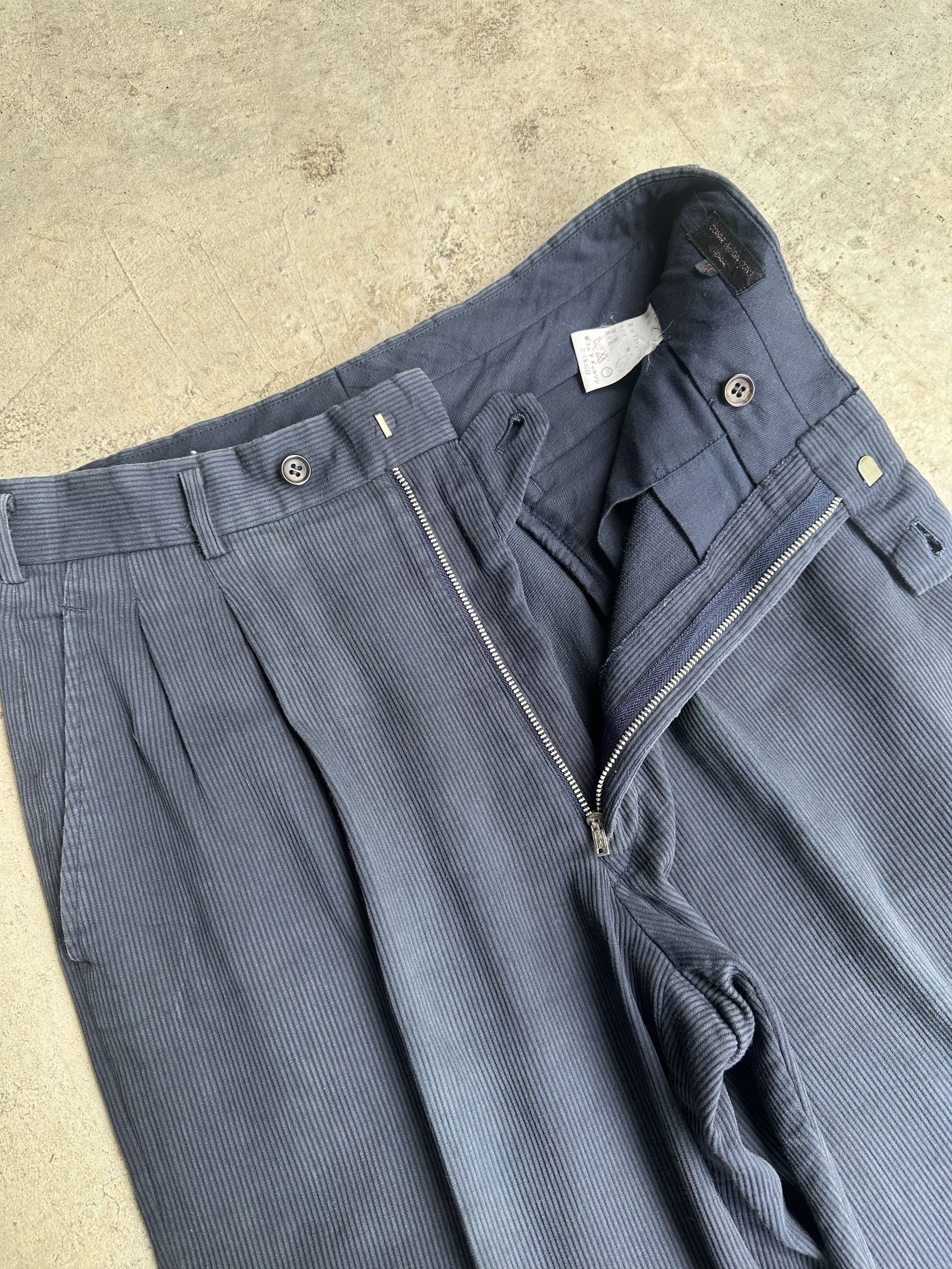 Comme des Garcons Homme Vintage 80s Comme Des Garçons Homme Cuduroy Trousers Pants Size US 30 / EU 46 - 13 Thumbnail