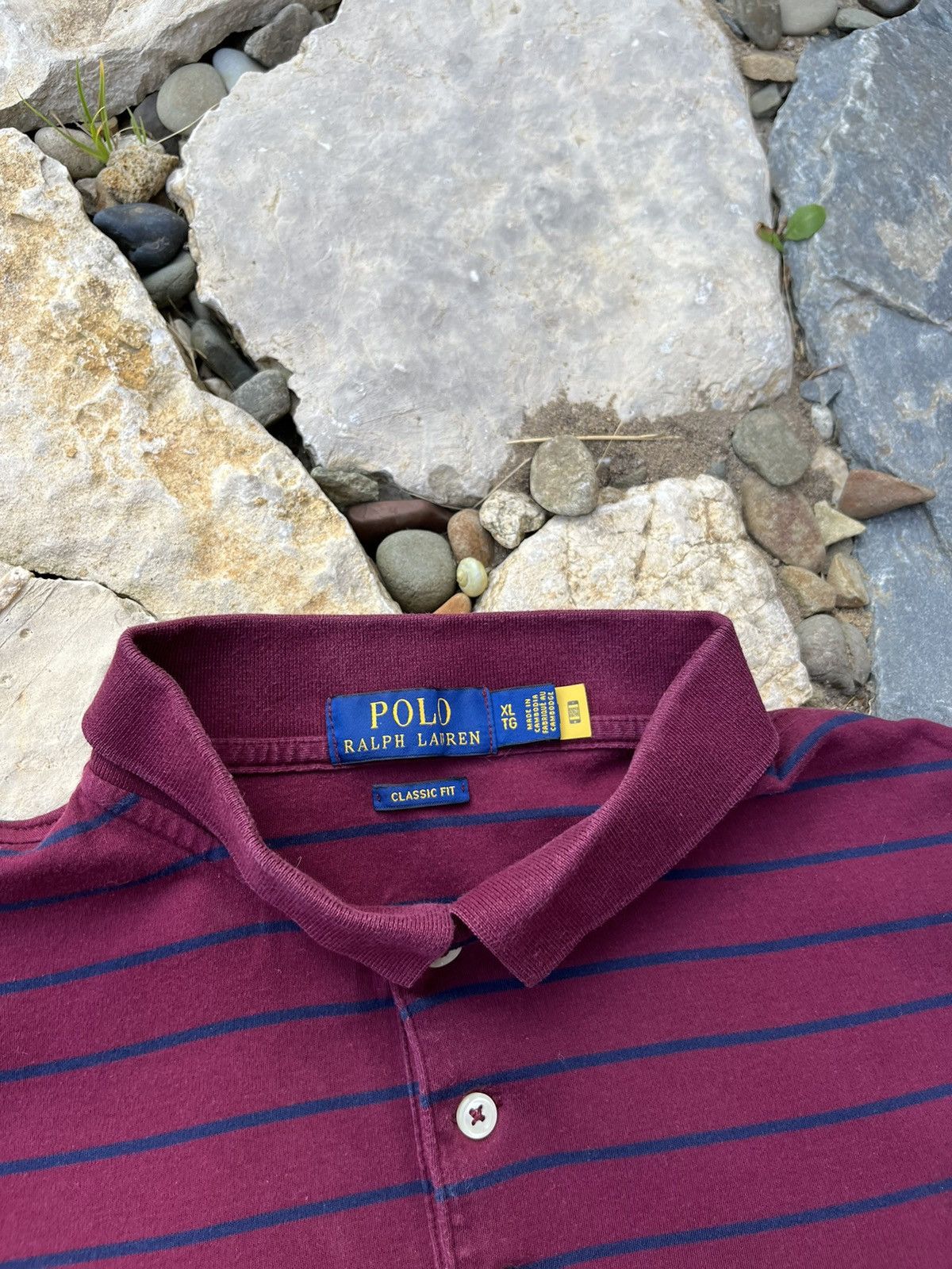 Polo Ralph Lauren × Ralph Lauren Polo Ralph Lauren pima tee striped t-shirt multicolor pony Size US XL / EU 56 / 4 - 11 Thumbnail