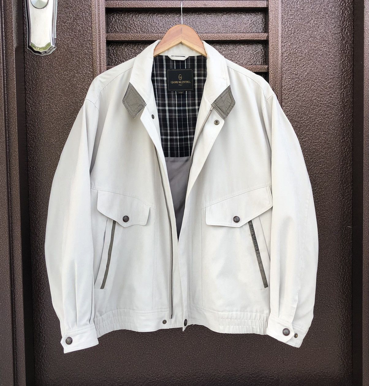 Gianni Valentino Vintage Gianni Valentino Velvet Bomber Jacket Size US L / EU 52-54 / 3 - 10 Thumbnail
