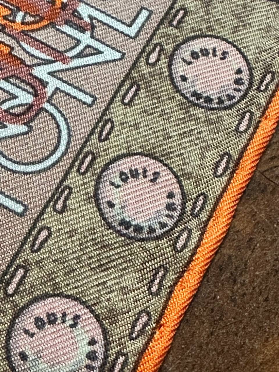 Louis Vuitton Louis Vuitton Scarf Silk Monogram Print Map logo New Auth Size ONE SIZE - 7 Thumbnail