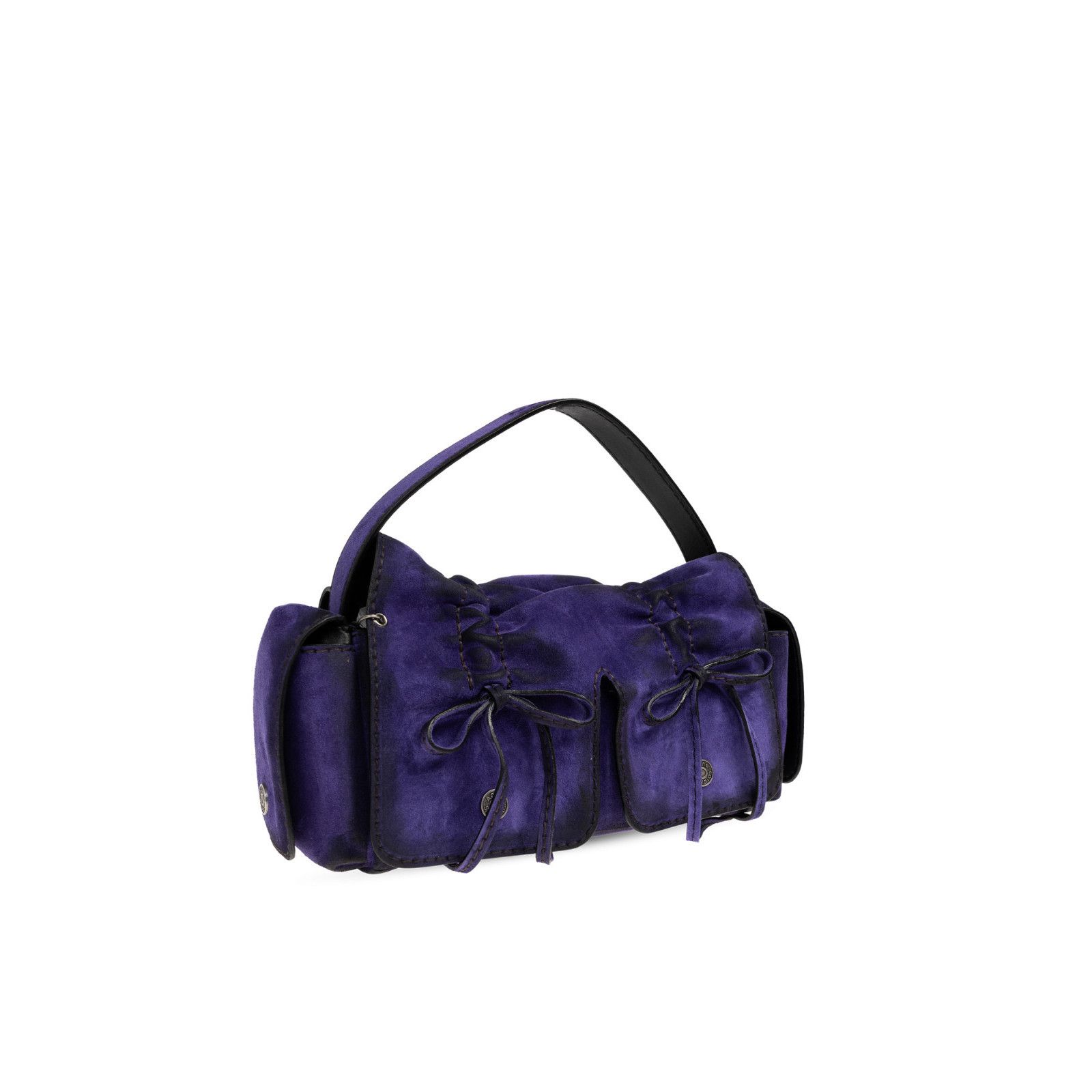 Acne Studios ACNE STUDIOS Multipocket Purple Suede Shoulder Bag New Size ONE SIZE - 3 Thumbnail