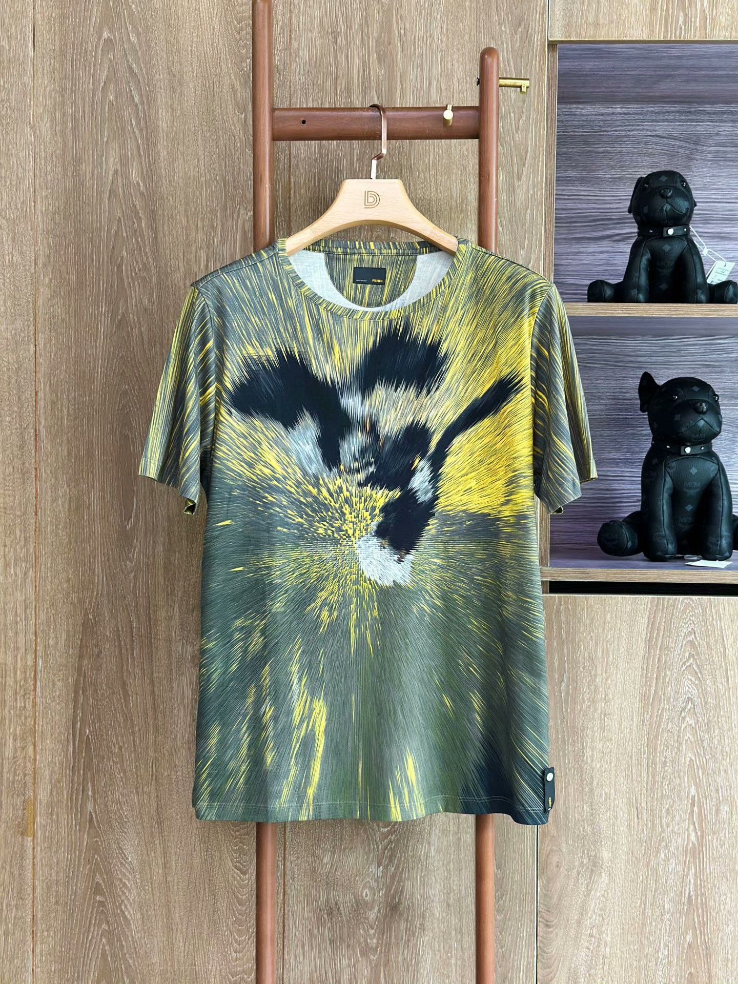 Fendi Fendi Mix Color Crew Neck Casual T-Shirt Size US M / EU 48-50 / 2 - 1 Thumbnail