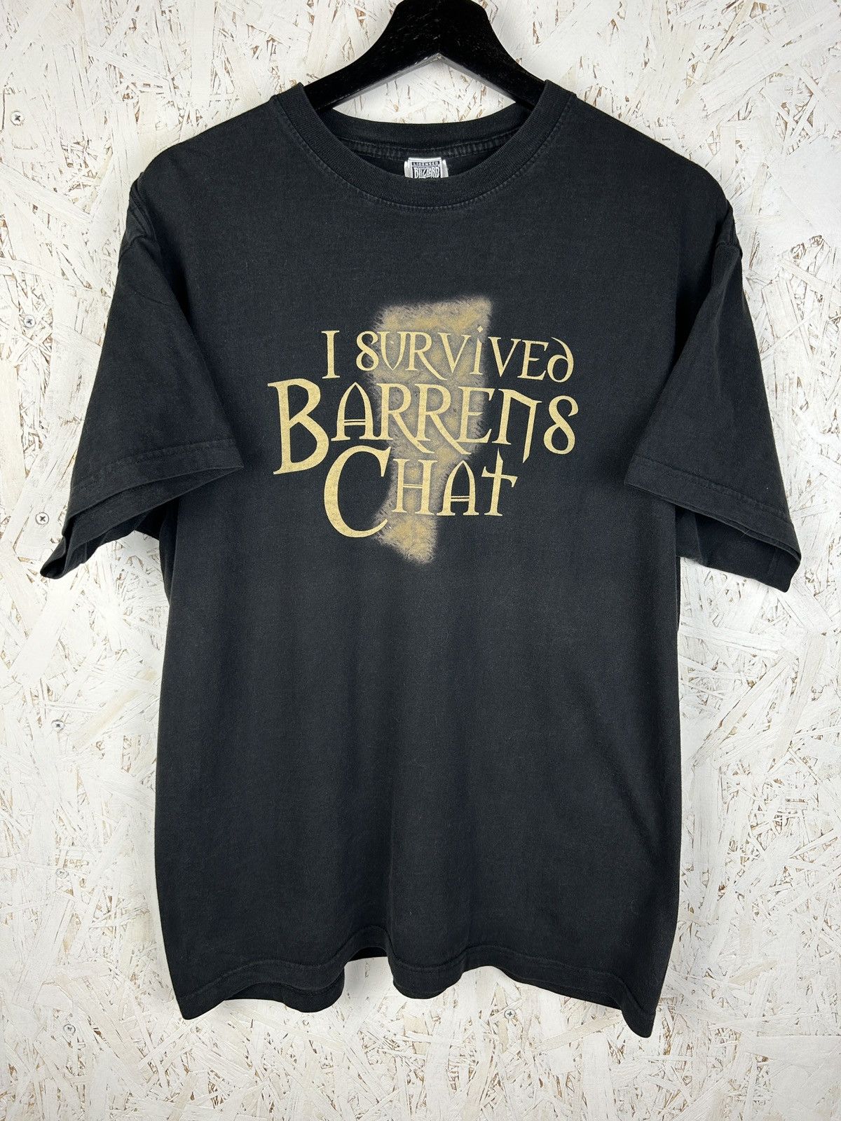 Vintage 00s Vintage World Of Warcraft Wow I Survived Barrens Chat T Size US XL / EU 56 / 4 - 1 Thumbnail