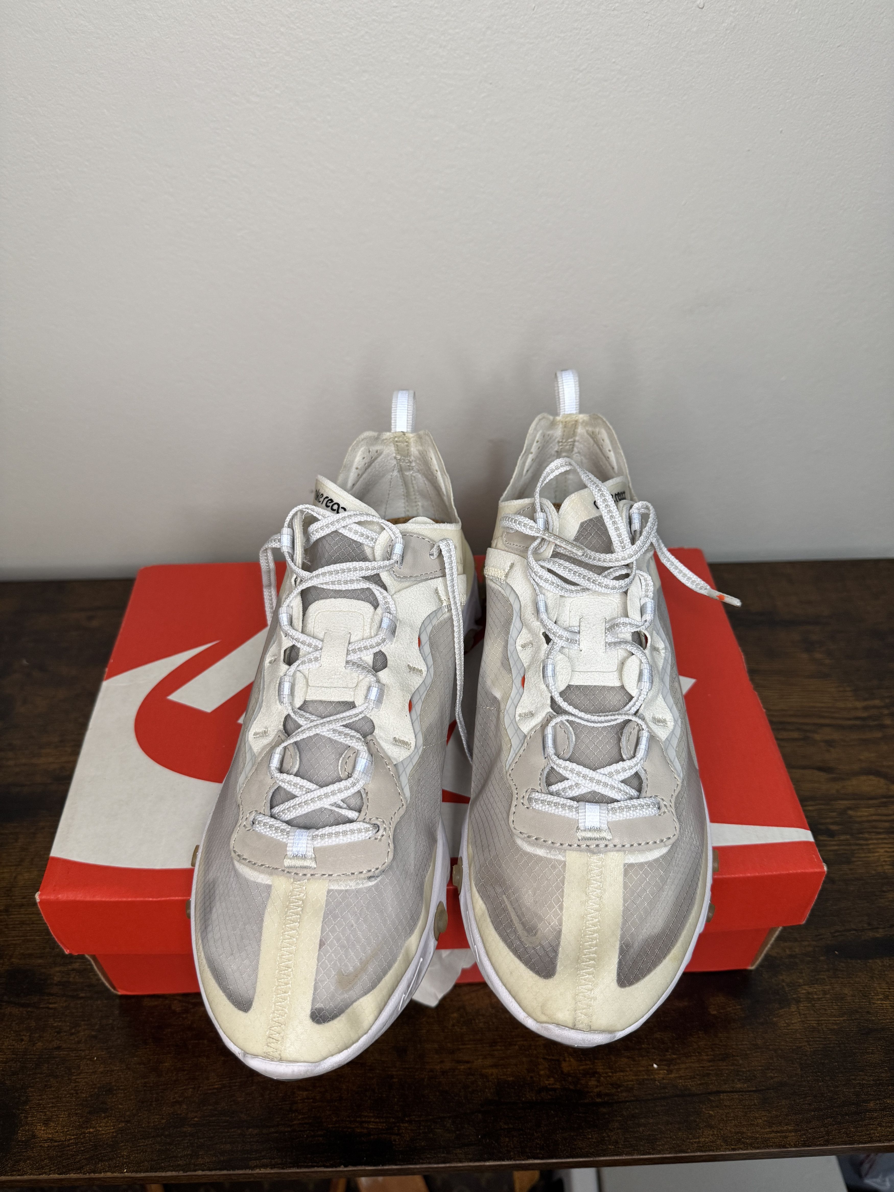 Nike Nike React Element 87 Sail Light Bone Size US 9 / EU 42 - 2 Thumbnail