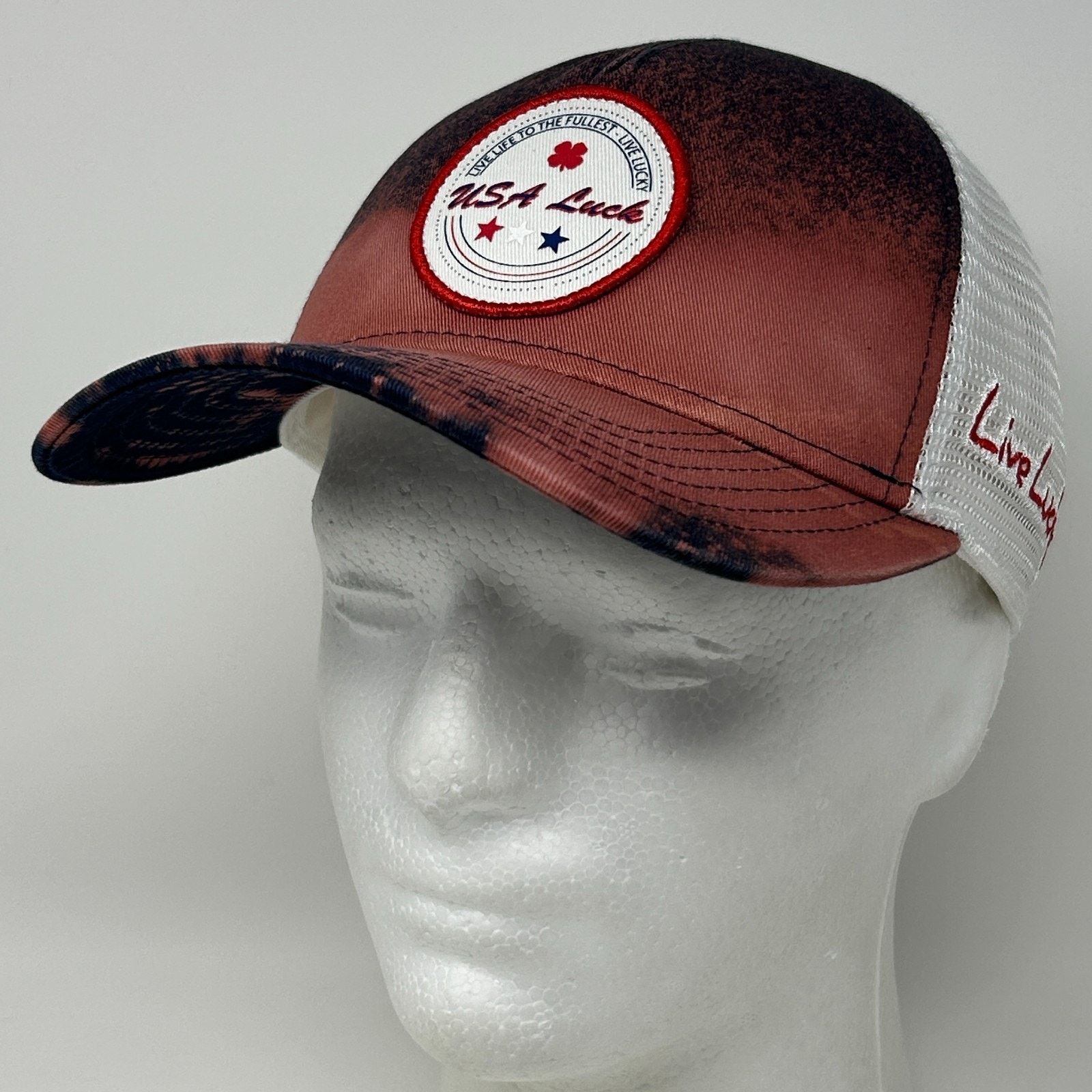 Other Black Clover USA Luck Trucker Hat Baseball Cap Blue Size ONE SIZE - 11 Thumbnail