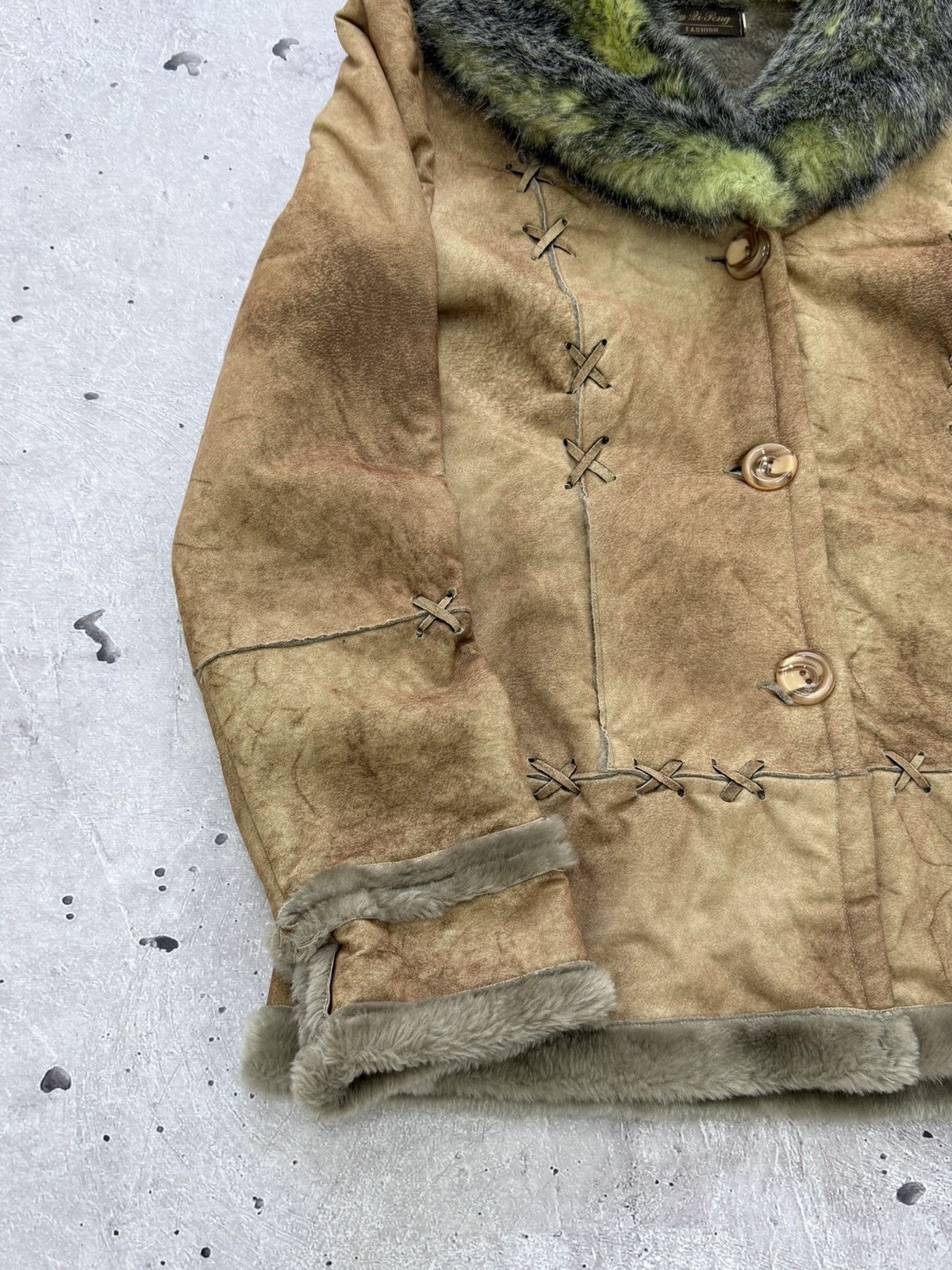 If Six Was Nine If Six Was Nine L.G.B. Style Avant Garde Fur Jacket Size L / US 10 / IT 46 - 3 Thumbnail